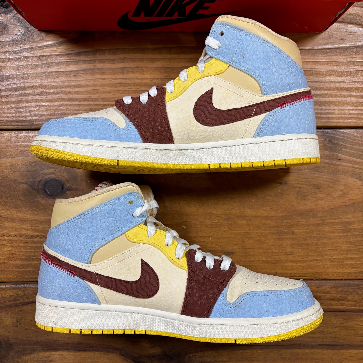 Maison Chateau Rouge x Jordan 1 Mid SE 'Fearless' (Used)