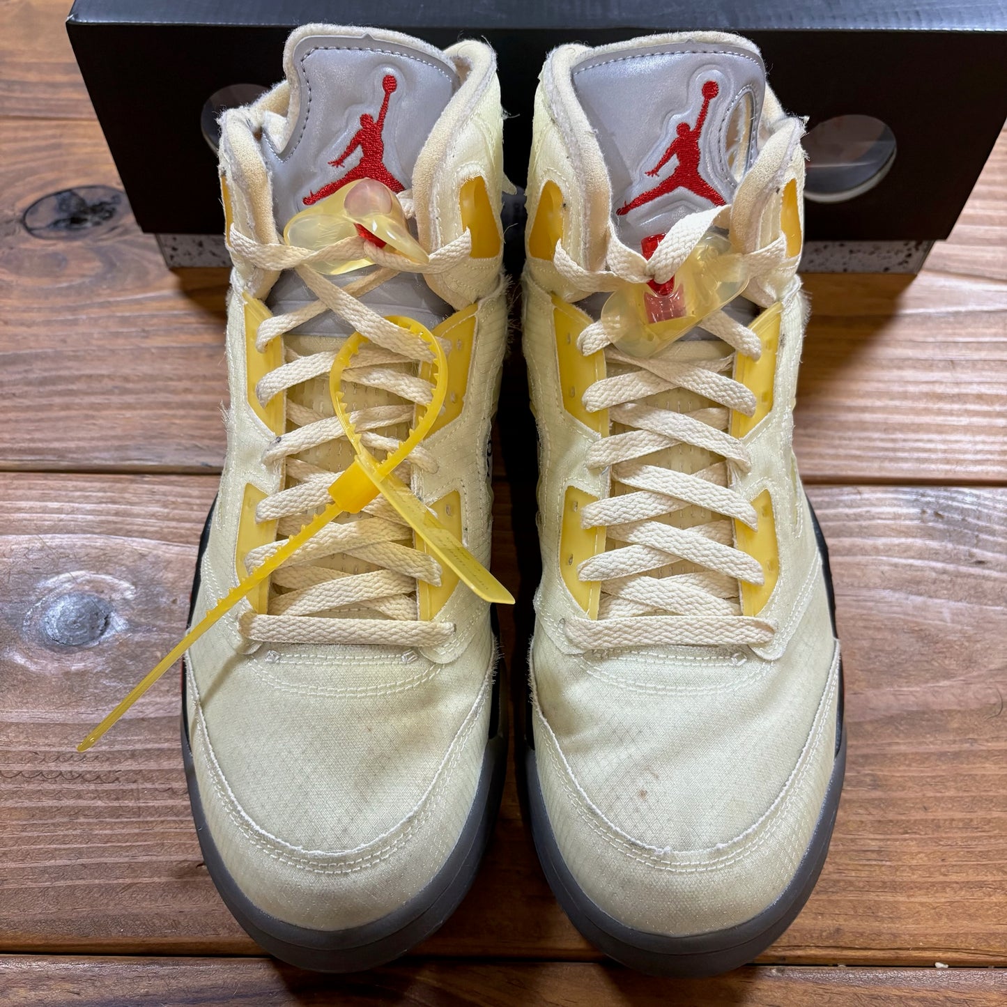 Off-White x Jordan 5 SP 'Sail' (USED)