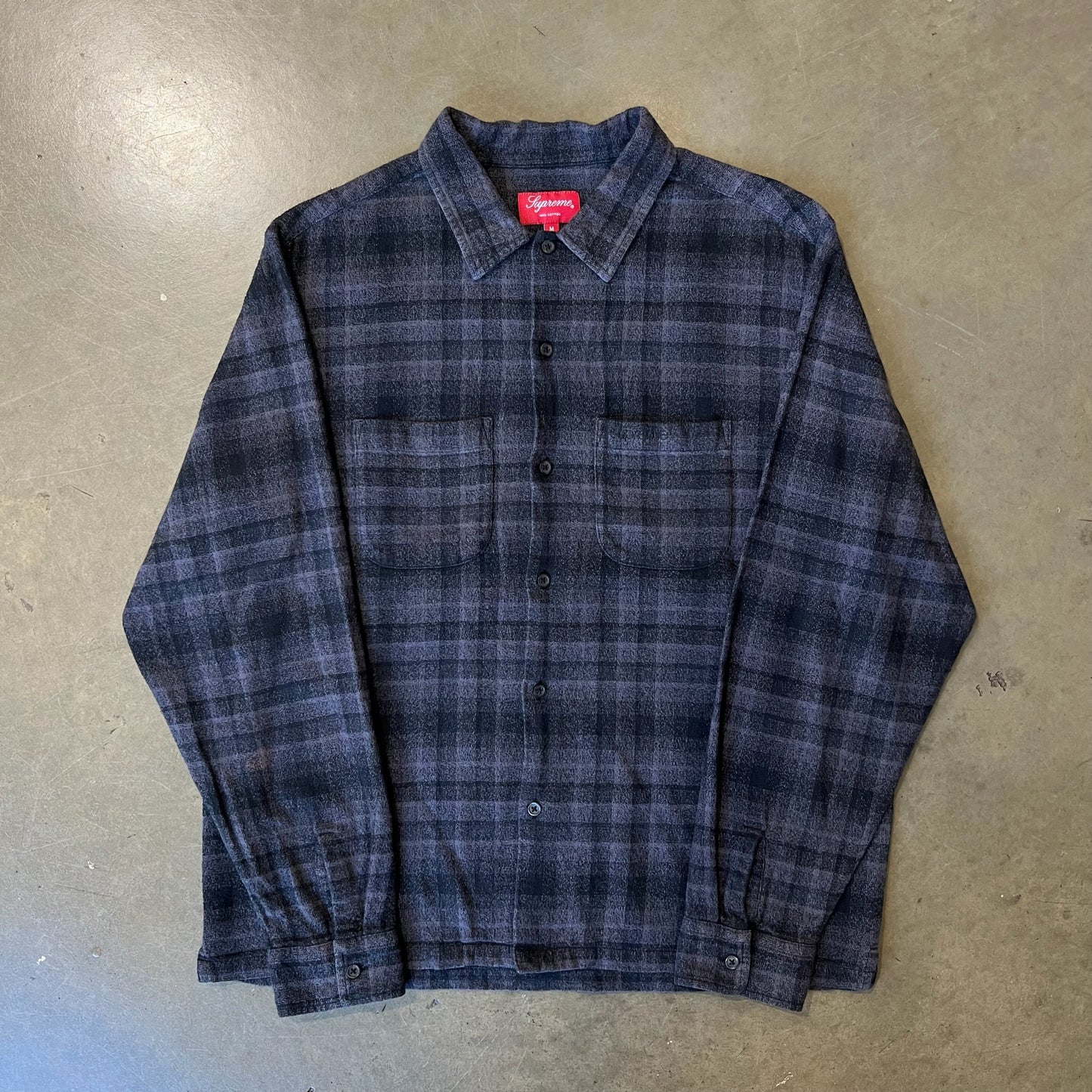 MEDIUM - Supreme Flannel Shirt (Used)