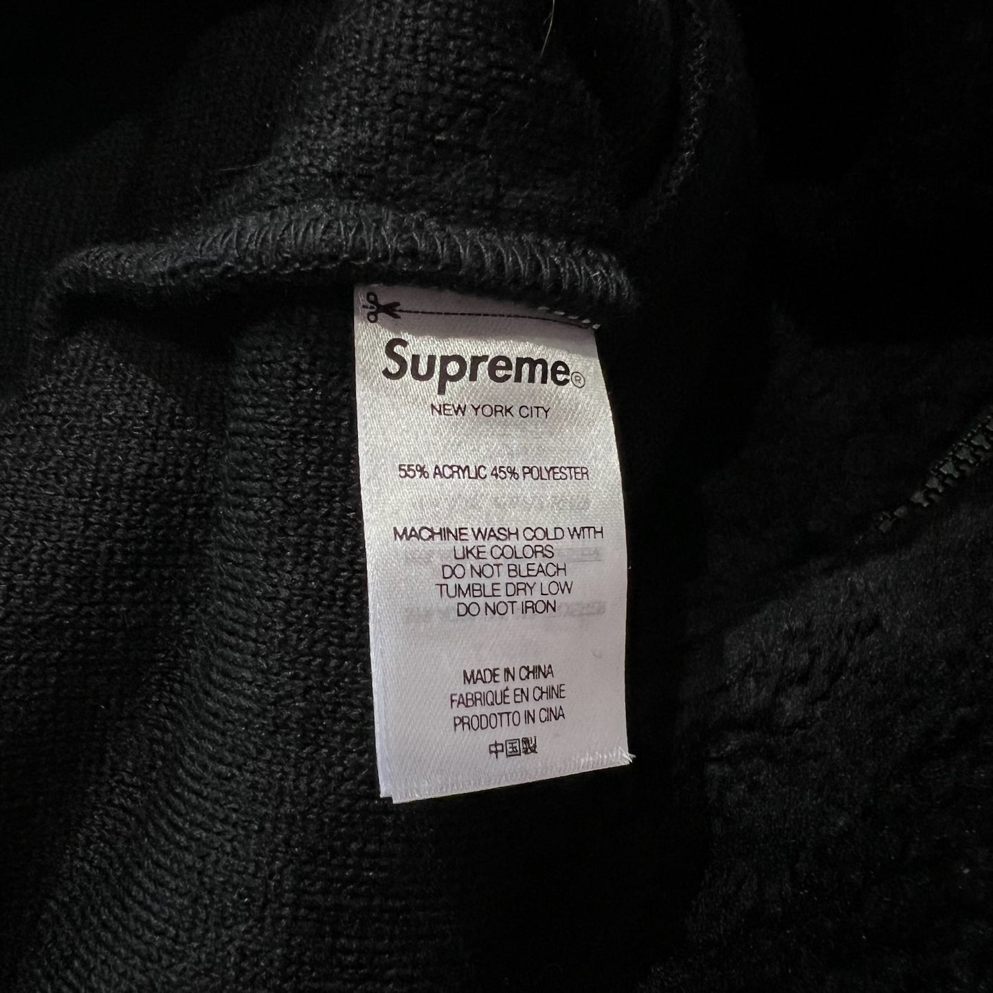 MEDIUM - Supreme Star Fleece Jacket (Used)