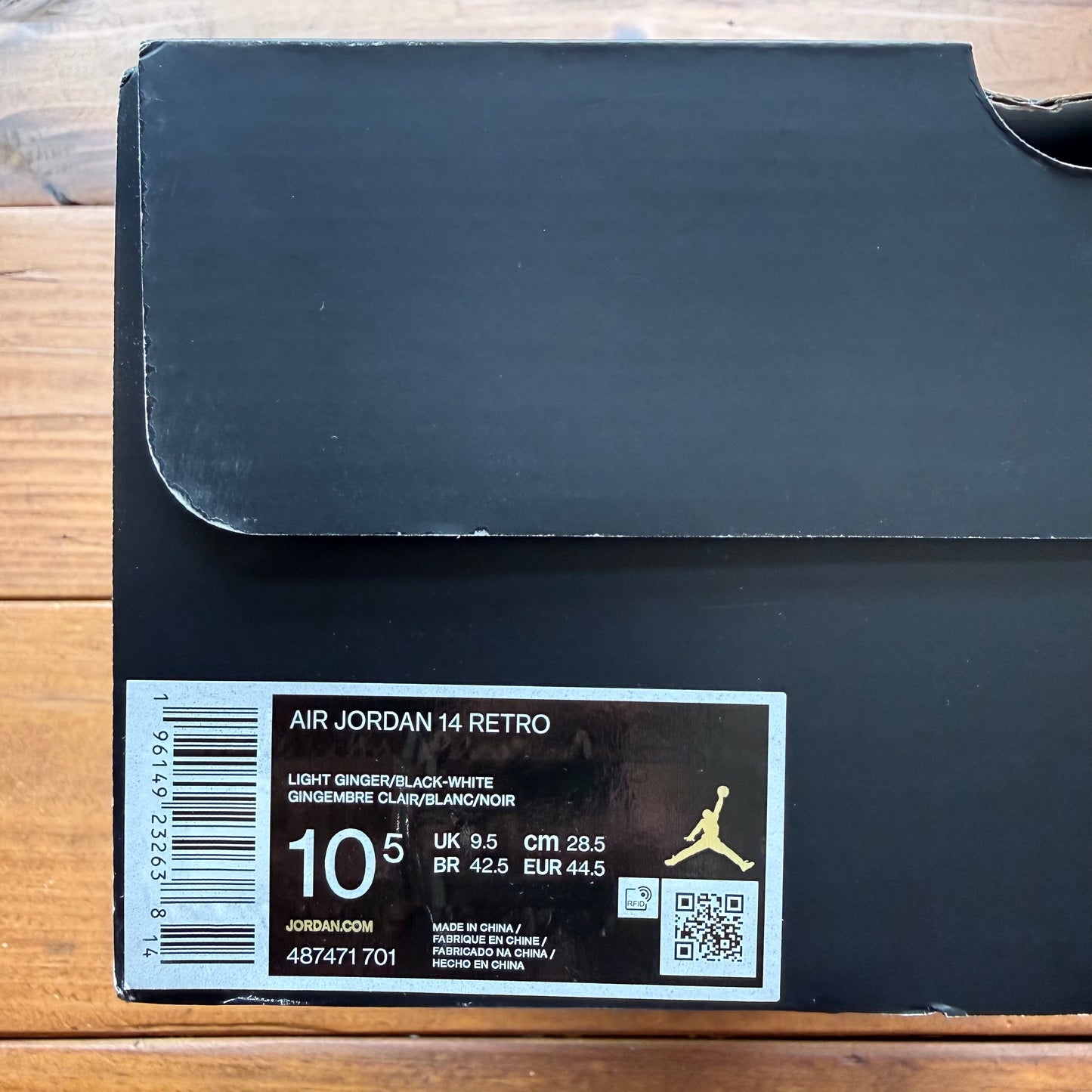 Talla 10.5 - Jordan 14 Retro 'Ginger' (Usadas)
