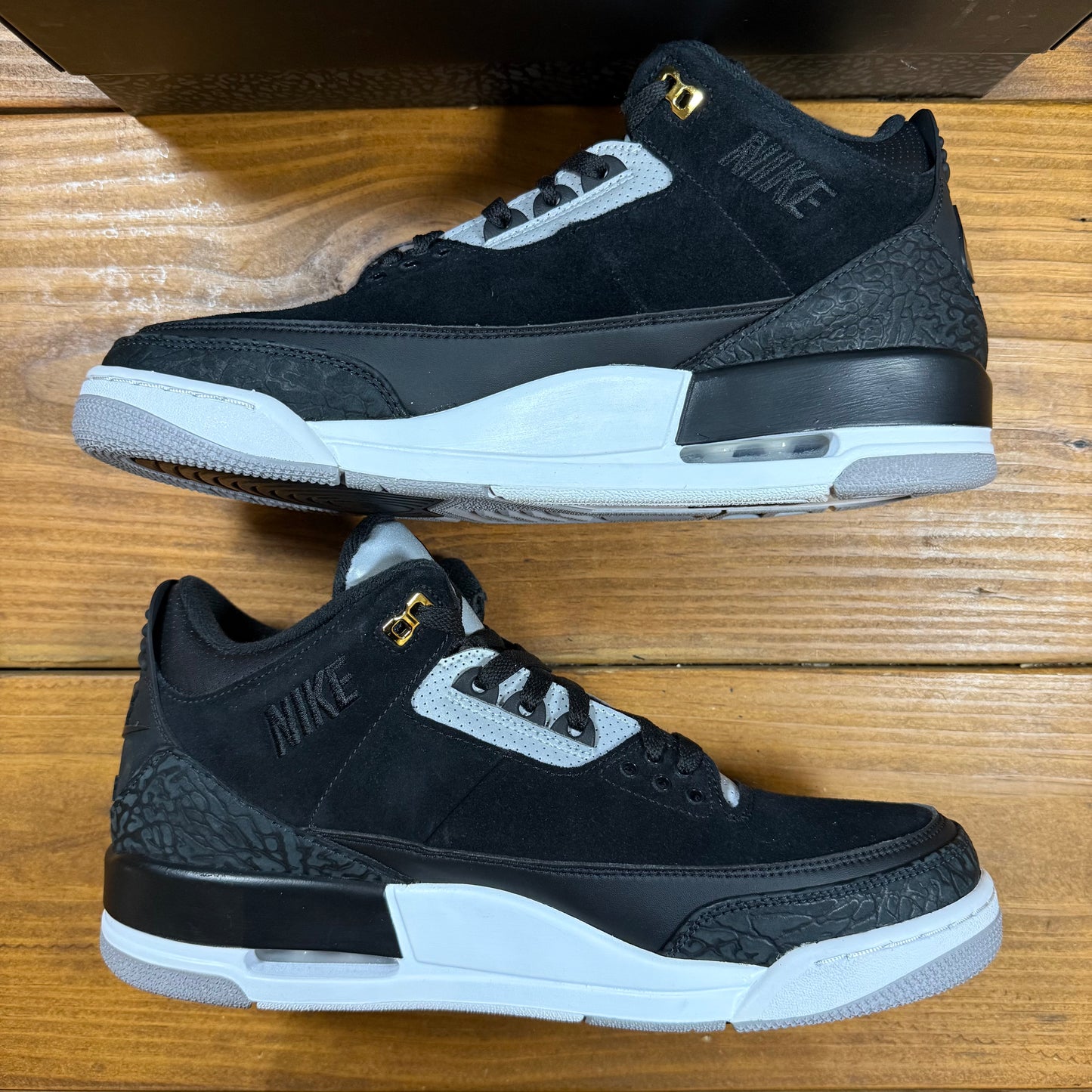 SIZE 12 - Jordan 3 Retro Tinker SP 'Black Cement' (Used)