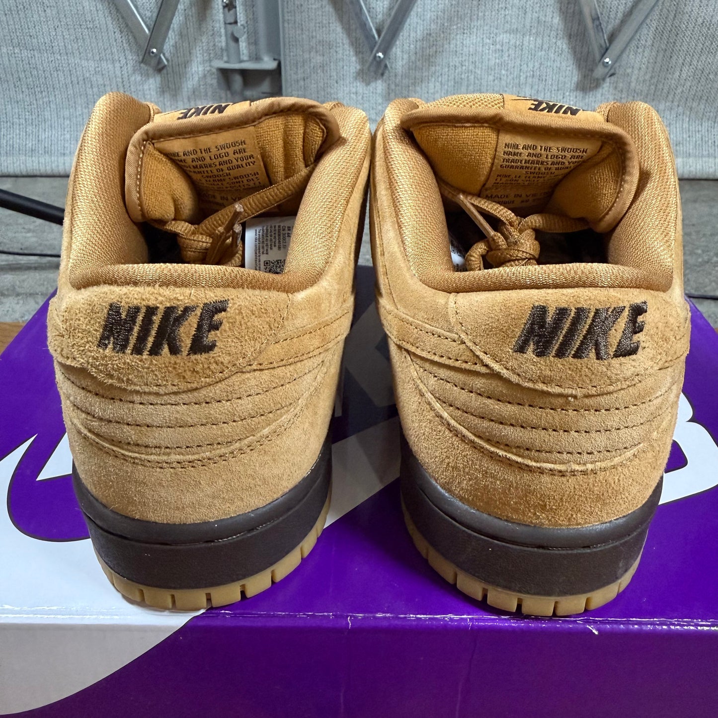 SIZE 12 - Dunk Low Pro SB 'Wheat Mocha' (Used)