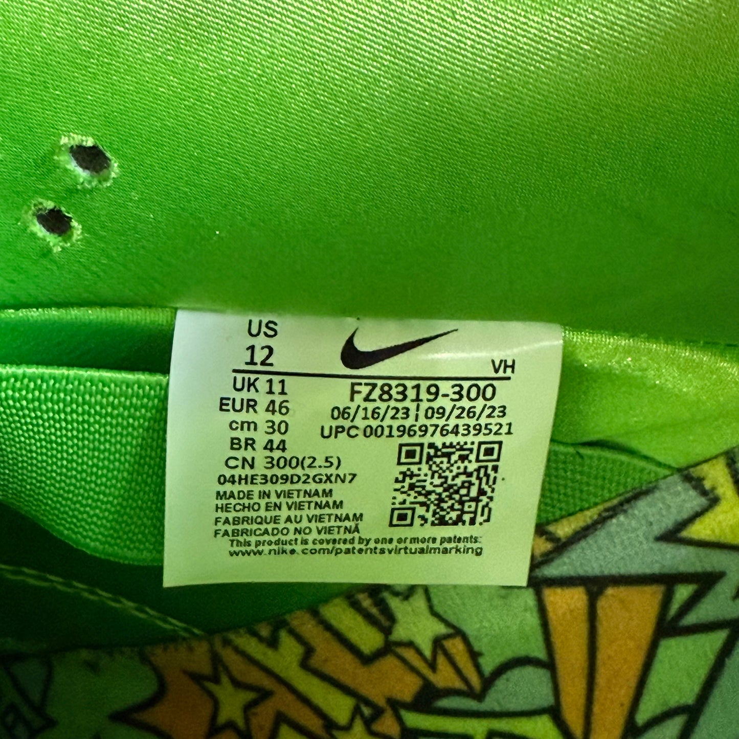 Size 12 - The Powerpuff Girls x Dunk Low Pro SB QS 'Buttercup' (Used)