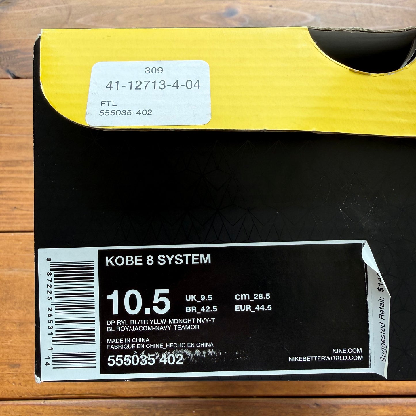Size 10.5 - Kobe 8 'Barcelona' (Used)