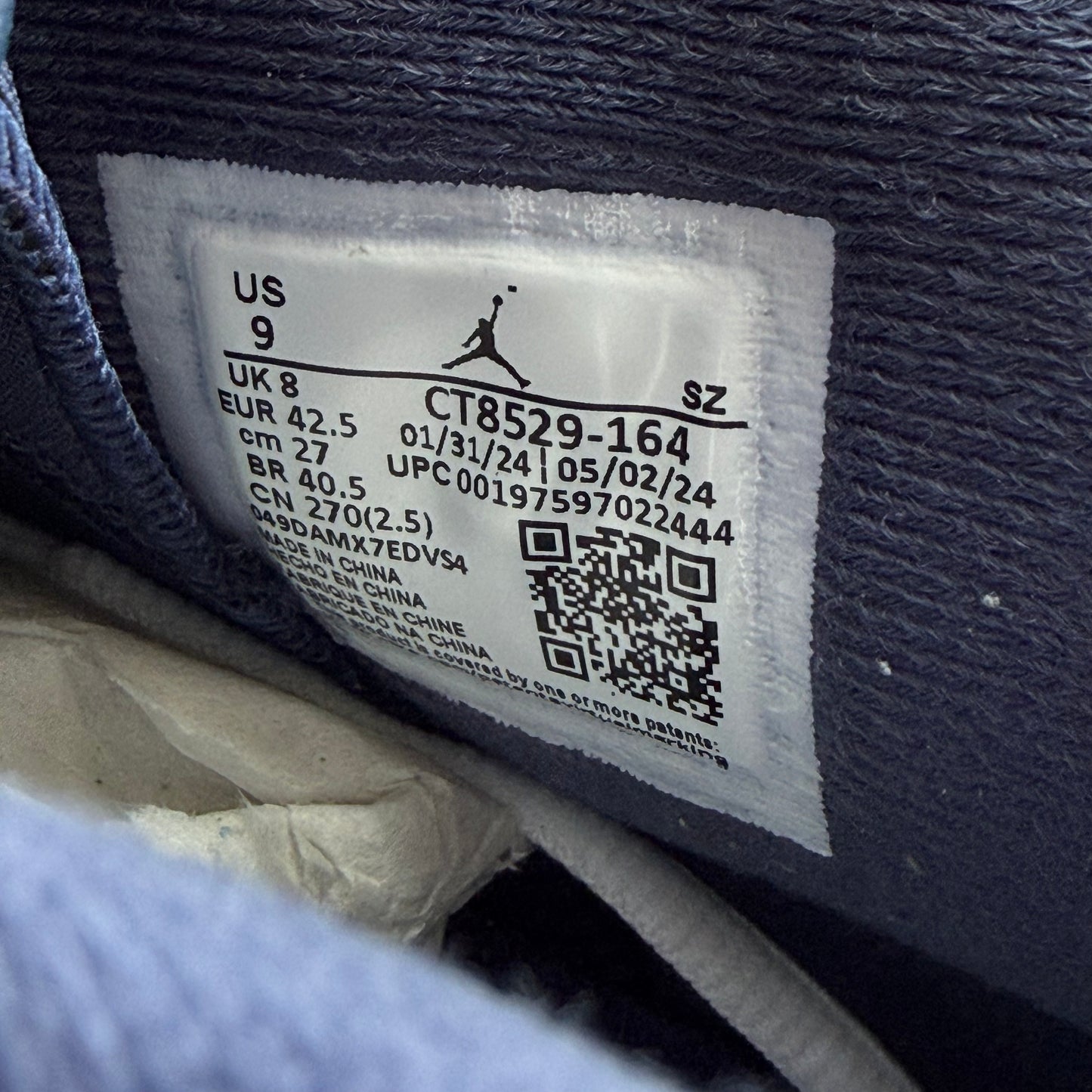 SIZE 9 - Jordan 6 Retro 'Olympic' 2024 (Used)
