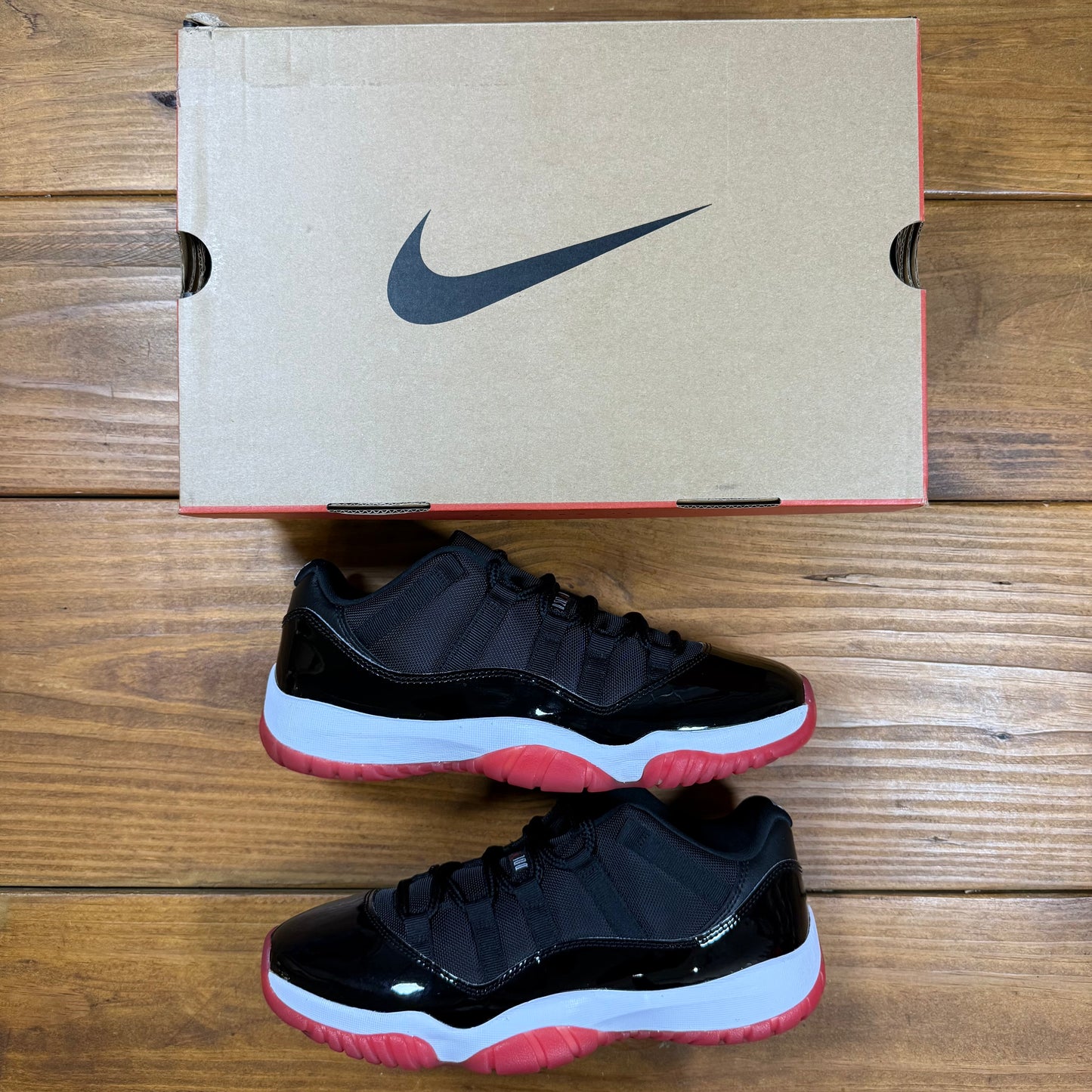 SIZE 10 - Jordan 11 Retro Low 'Bred' 2025 (Used)