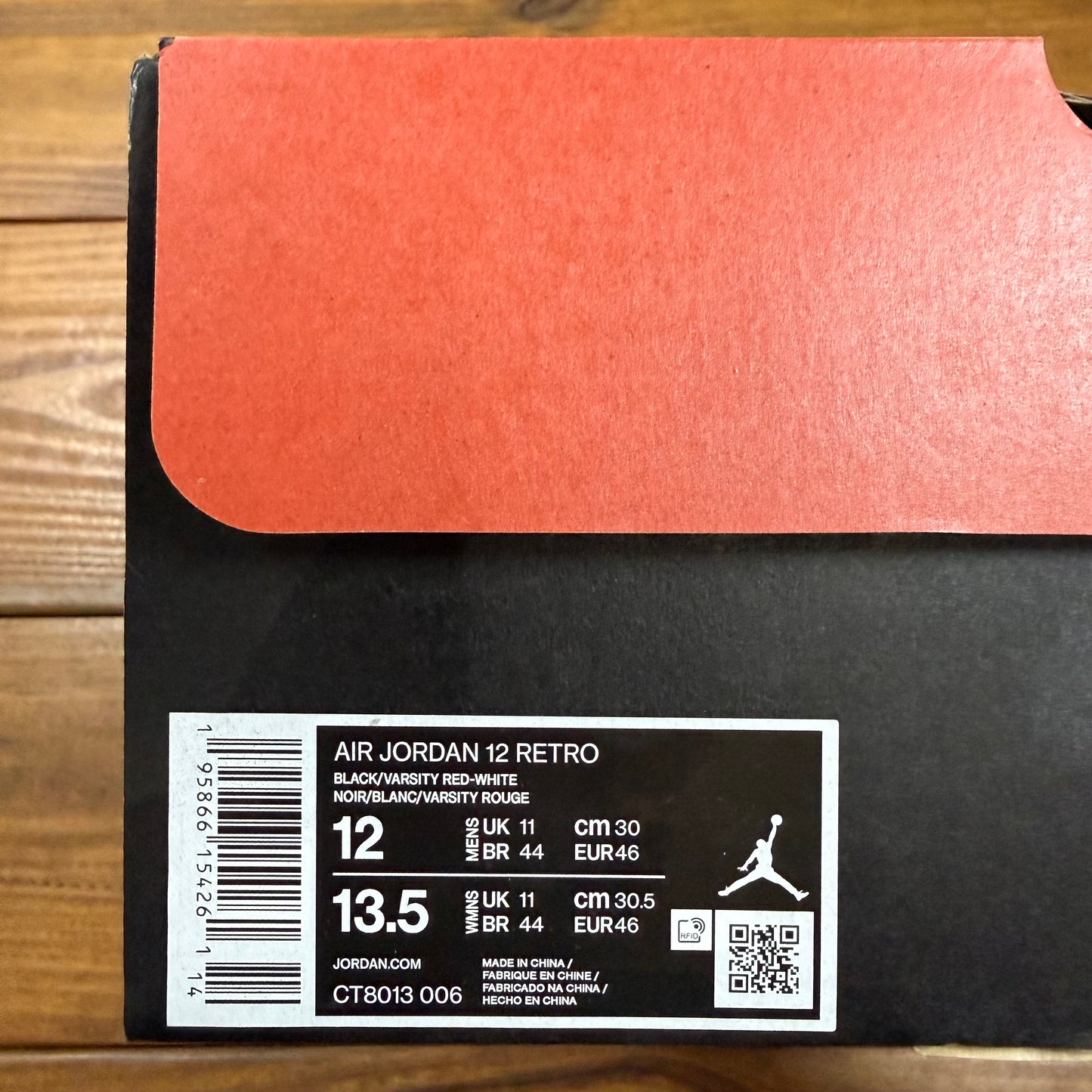 SIZE 12 - Jordan 12 Retro 'Playoff' 2022 (Used)