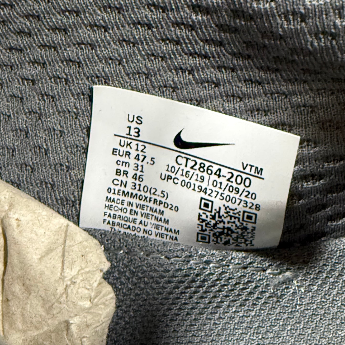 SIZE 13 - Travis Scott x Air Max 270 React ENG 'Cactus Trails' (Used)