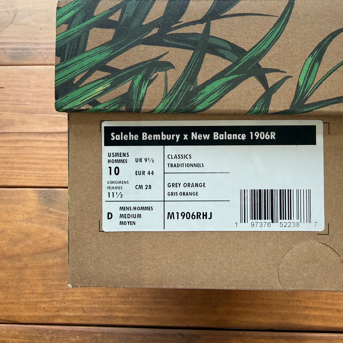 Size 10 - New Balance Salehe Bembury x 1906R 'Heat Be Hot Pack - Lava' (Used)