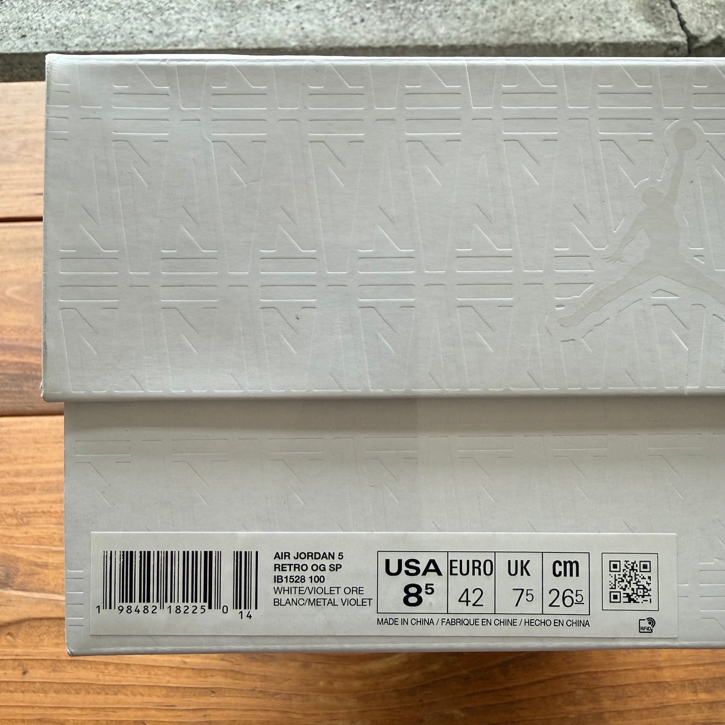 Size 8.5 - A Ma Maniére x Jordan 5 Retro OG 'Black Collective' (Used)