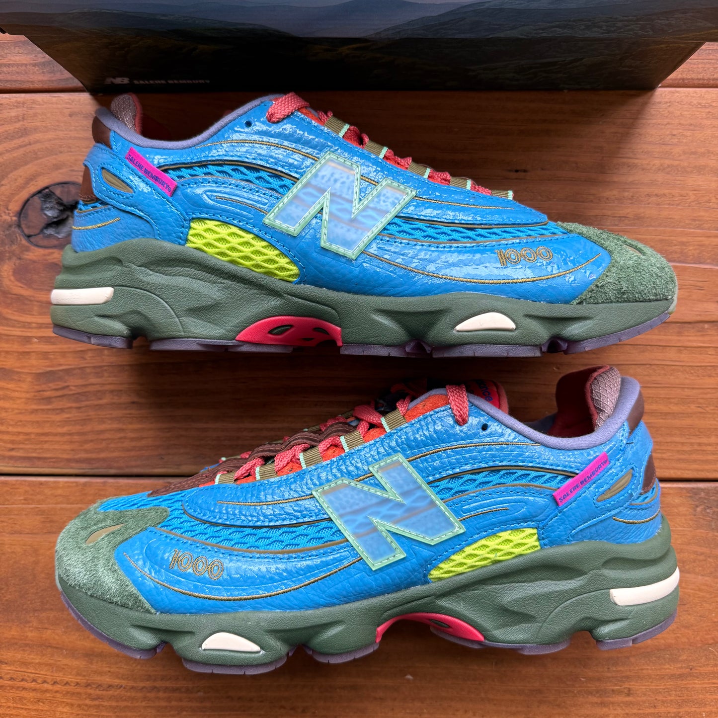 SIZE 11 - New Balance Salehe Bembury x 1000 'Fog Be The Cloud' (Used)