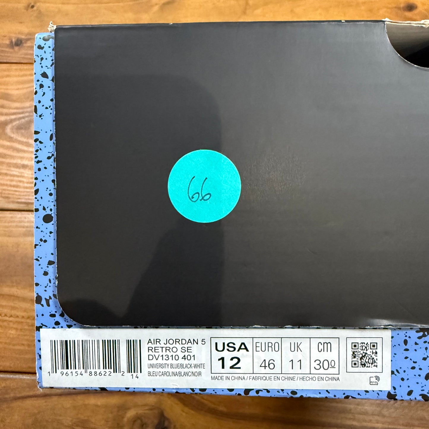 SIZE 12 - Jordan 5 Retro SE 'UNC' (Used)