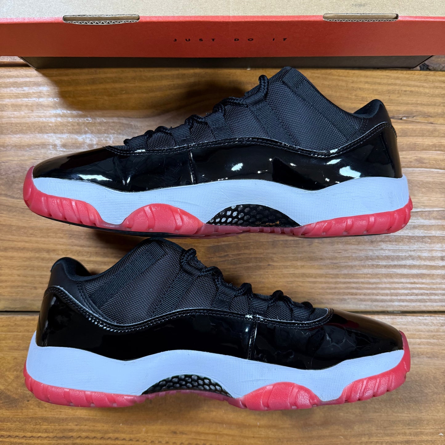 SIZE 10 - Jordan 11 Retro Low 'Bred' 2025 (Used)