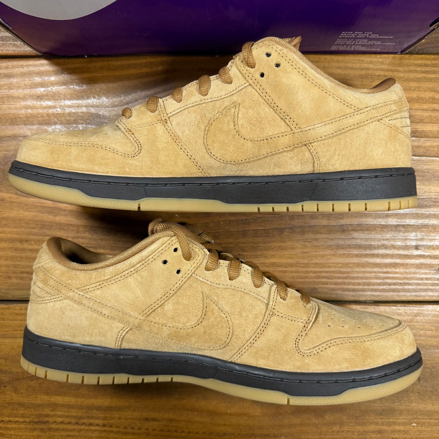 SIZE 12 - Dunk Low Pro SB 'Wheat Mocha' (Used)