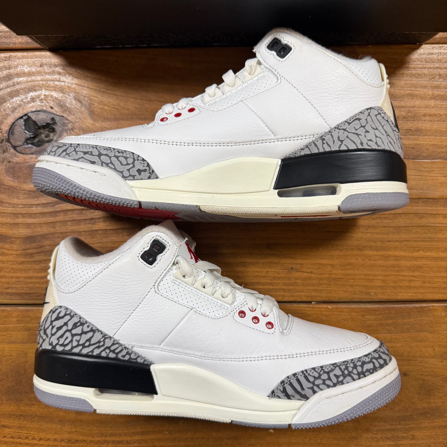 SIZE 7.5 - Jordan 3 Retro 'White Cement Reimagined' (Used)