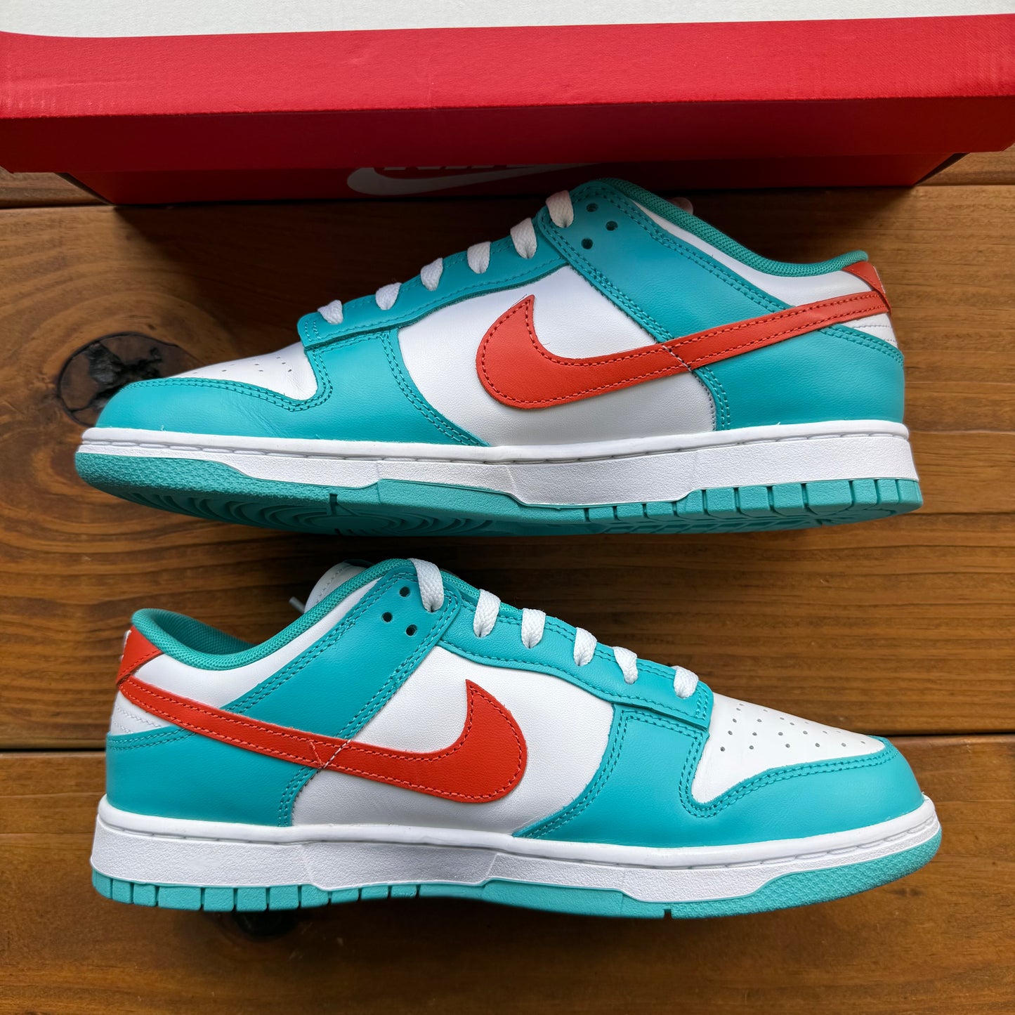 SIZE 10 - Dunk Low 'Miami Dolphins' (Used)