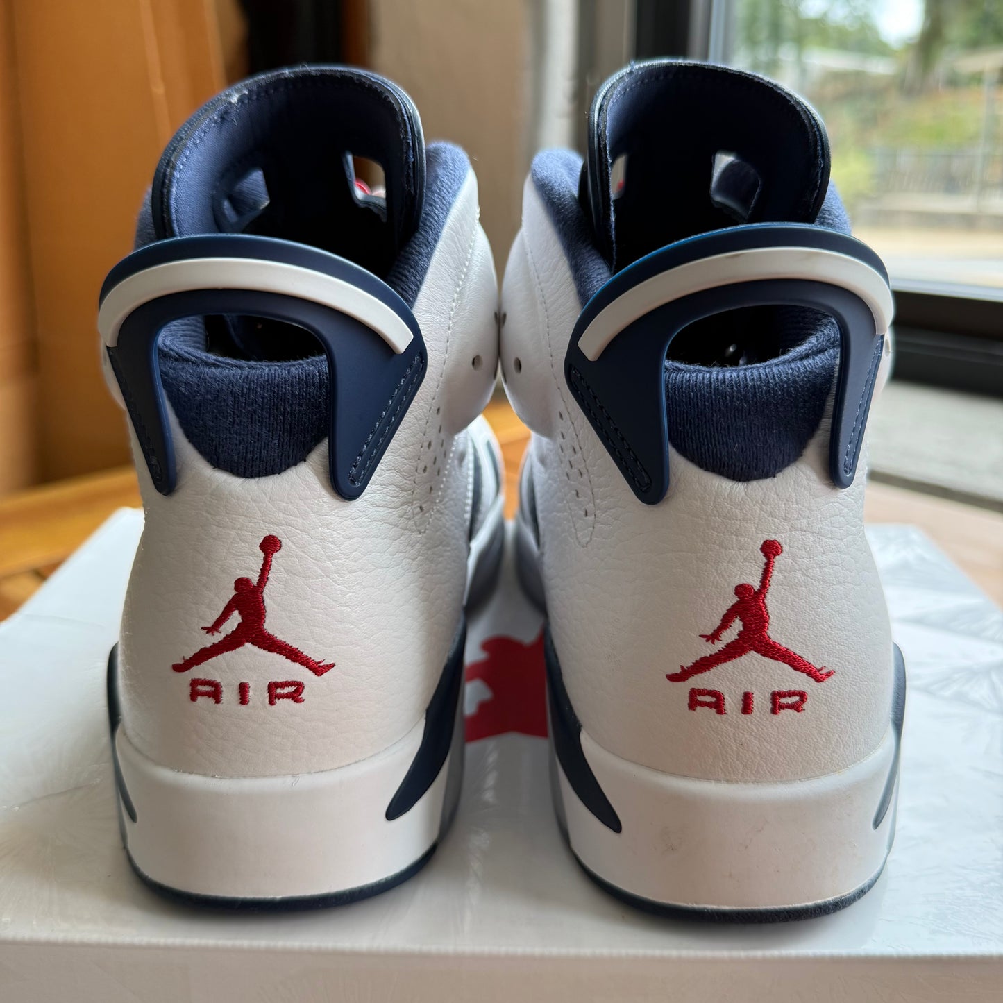 SIZE 9 - Jordan 6 Retro 'Olympic' 2024 (Used)