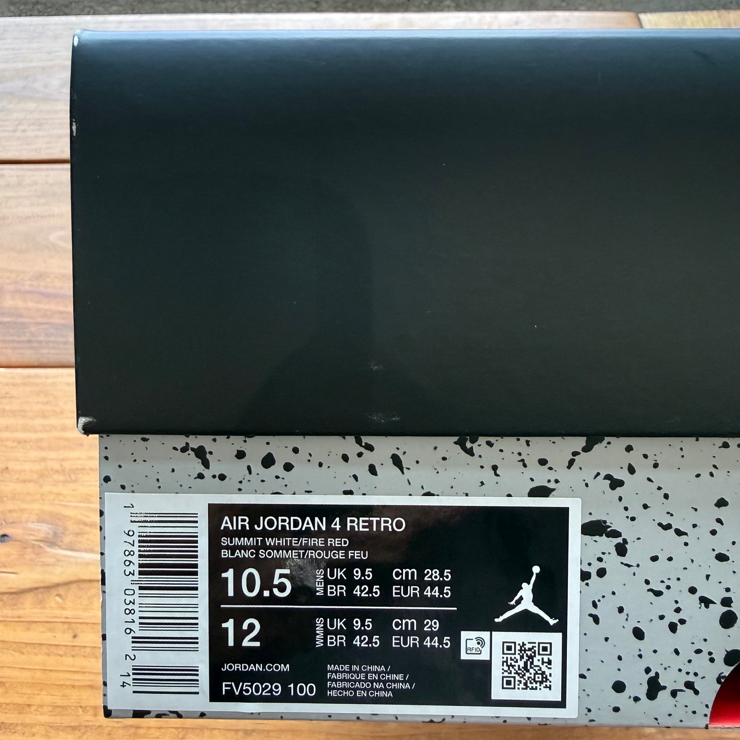 Size 10.5 - Jordan 4 Retro OG 'White Cement' 2025 (Used)