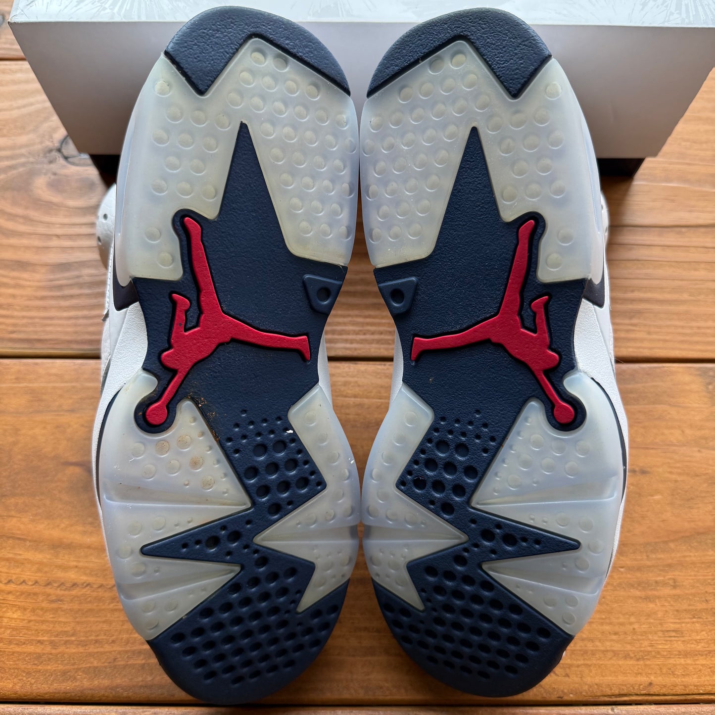 SIZE 9 - Jordan 6 Retro 'Olympic' 2024 (Used)