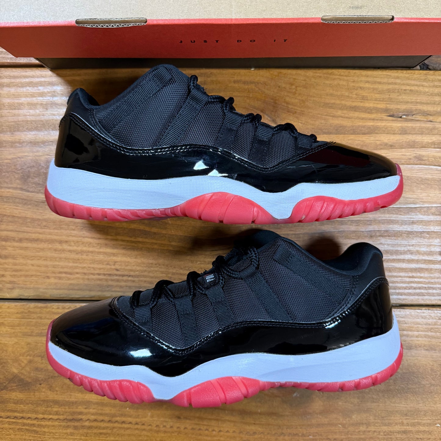 SIZE 10 - Jordan 11 Retro Low 'Bred' 2025 (Used)