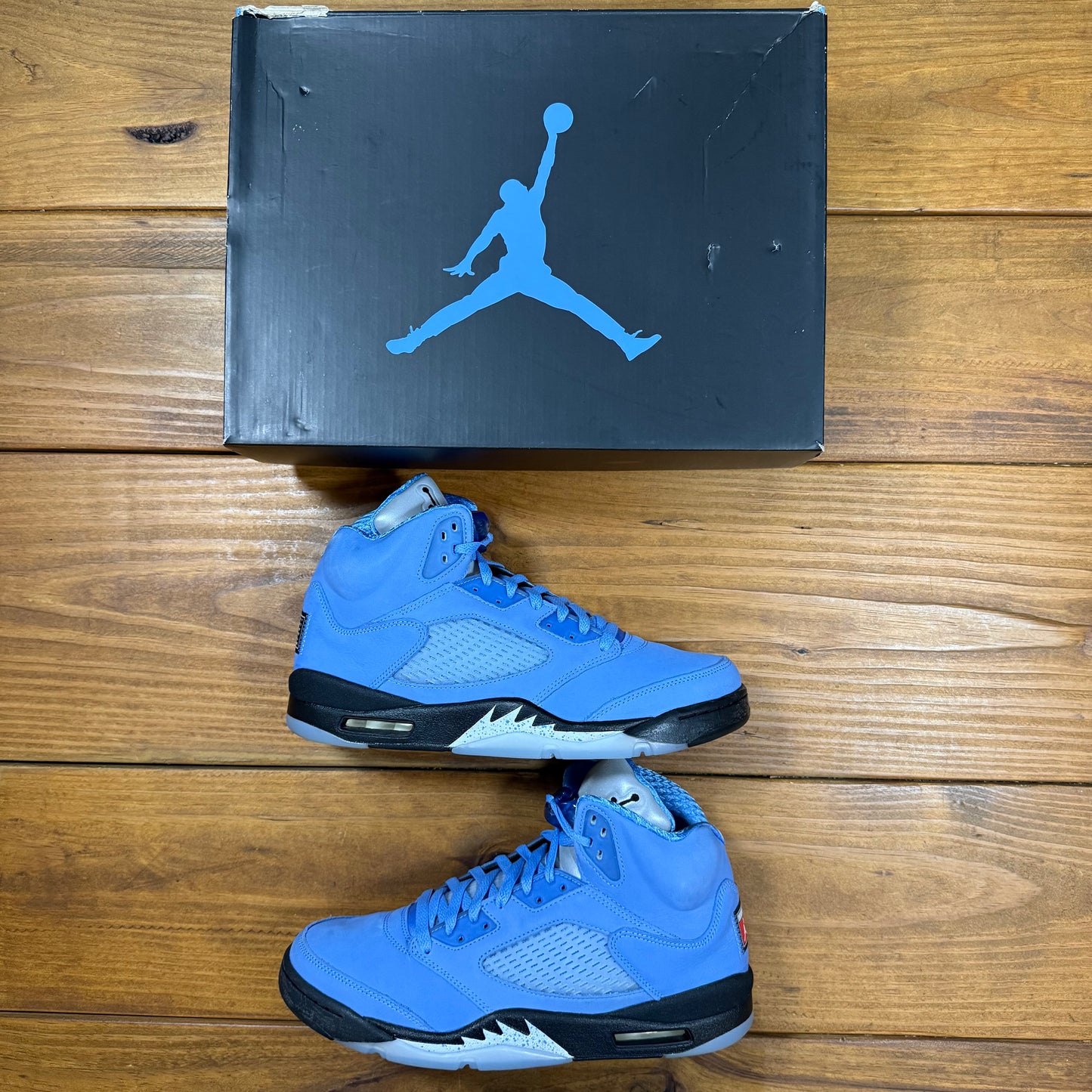 SIZE 12 - Jordan 5 Retro SE 'UNC' (Used)