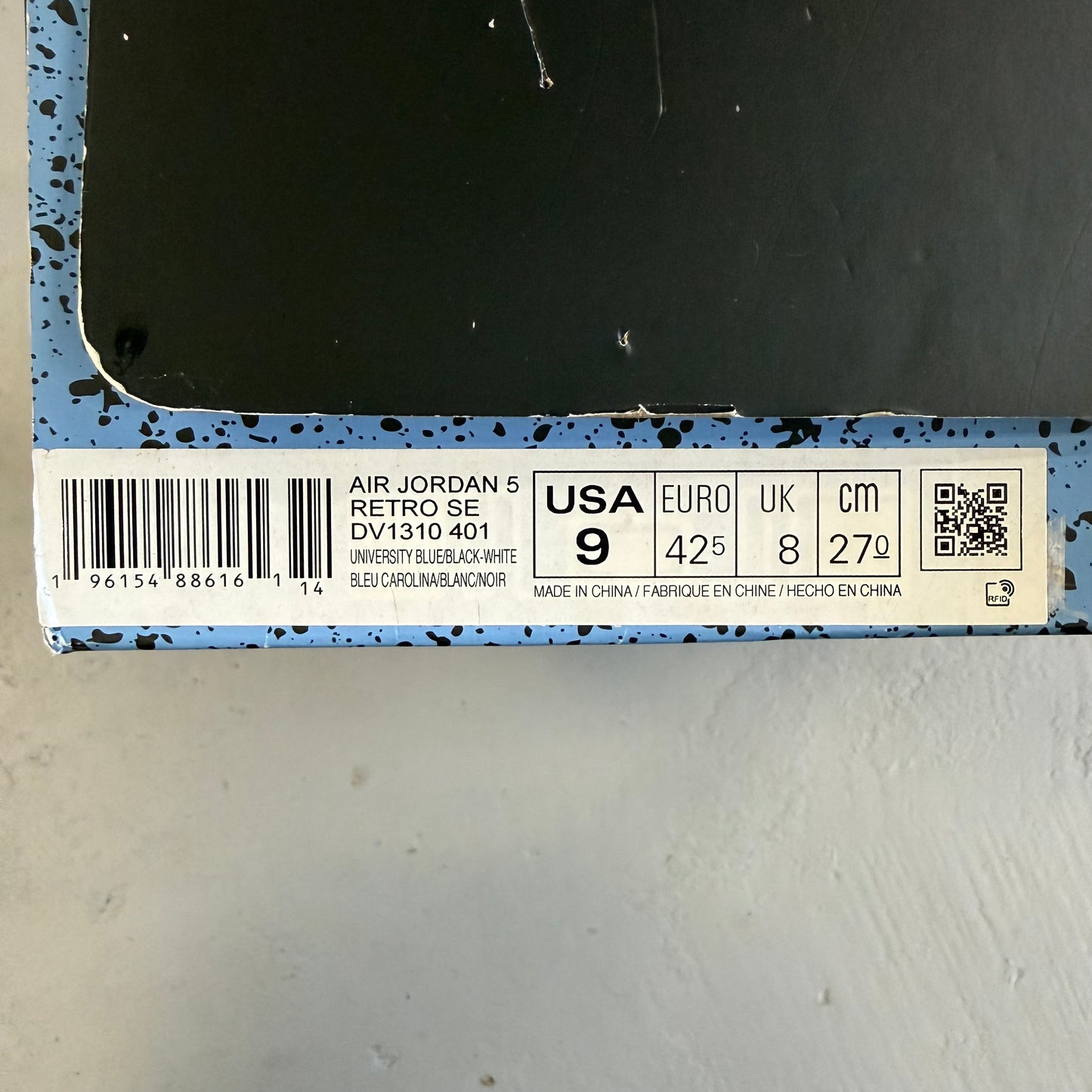 Jordan 5 Retro SE 'UNC' (Used) - Size 9