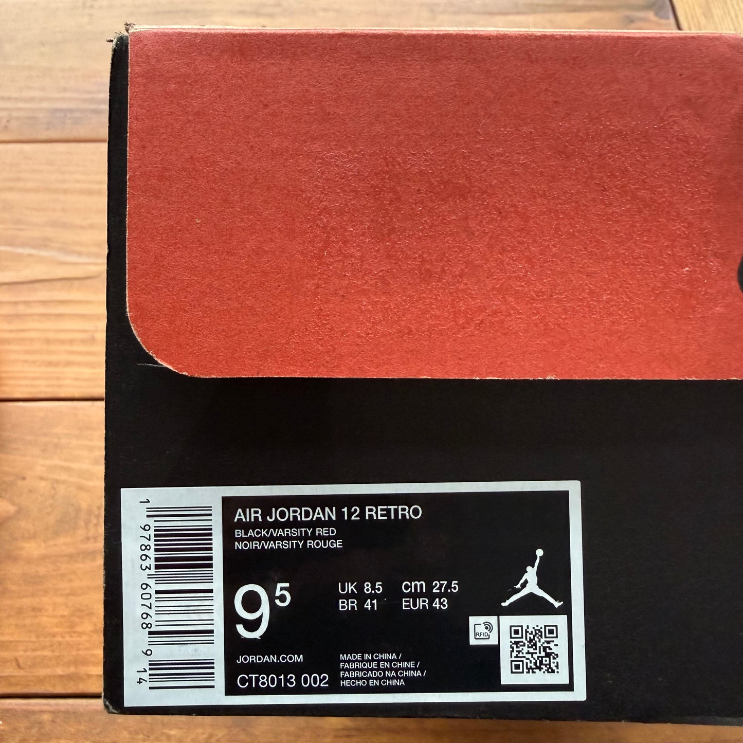 Size 9.5 - Jordan 12 Retro 'Flu Game' 2025 (Used)
