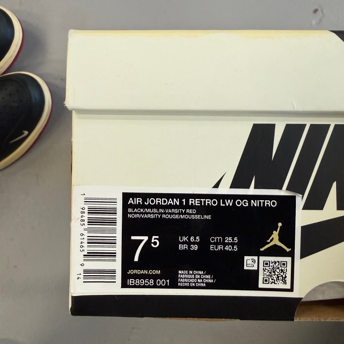 Size 7.5 - Nigel Sylvester x Jordan 1 Low OG 'Better With Time' (Used)