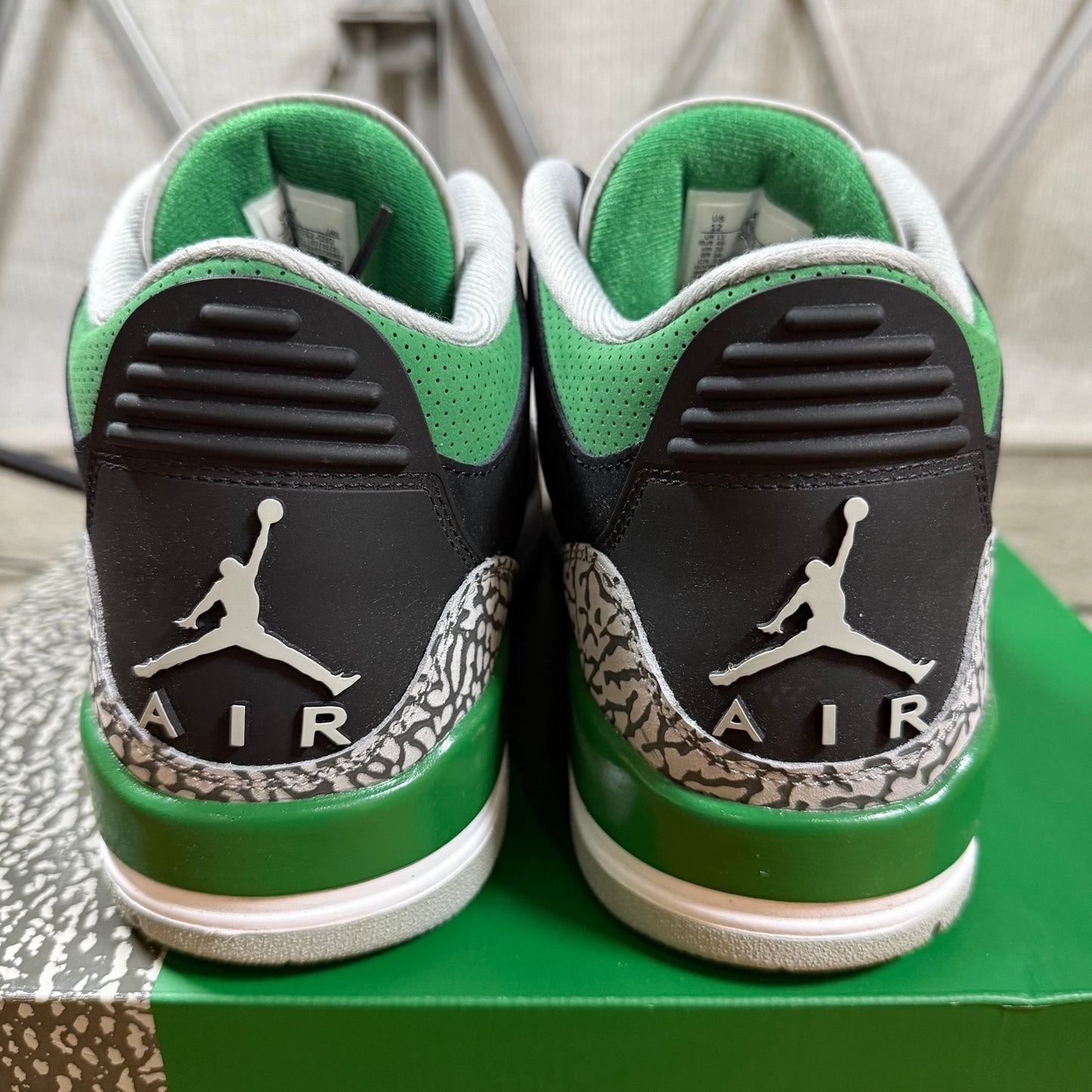 SIZE 12 - Jordan 3 Retro 'Pine Green' (Used)