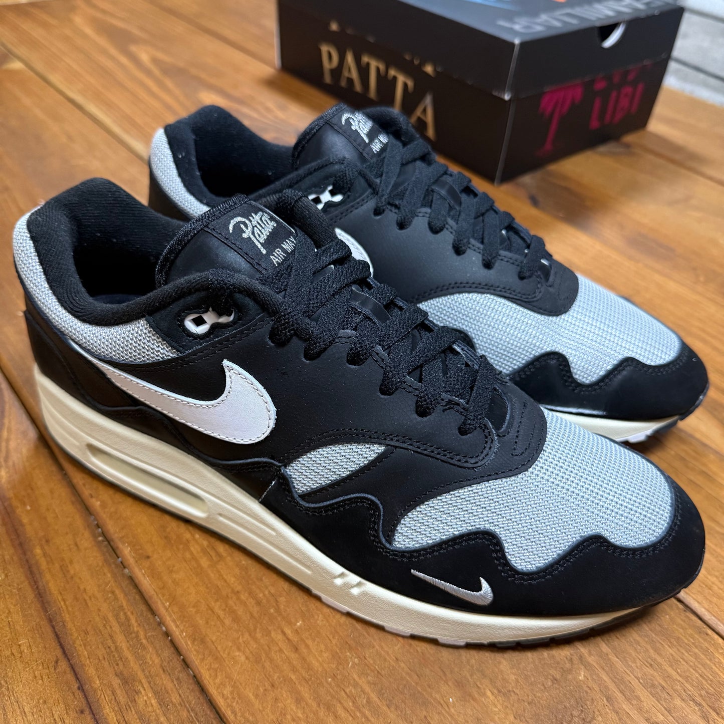 SIZE 12 - Patta x Air Max 1 'Black' (Used)