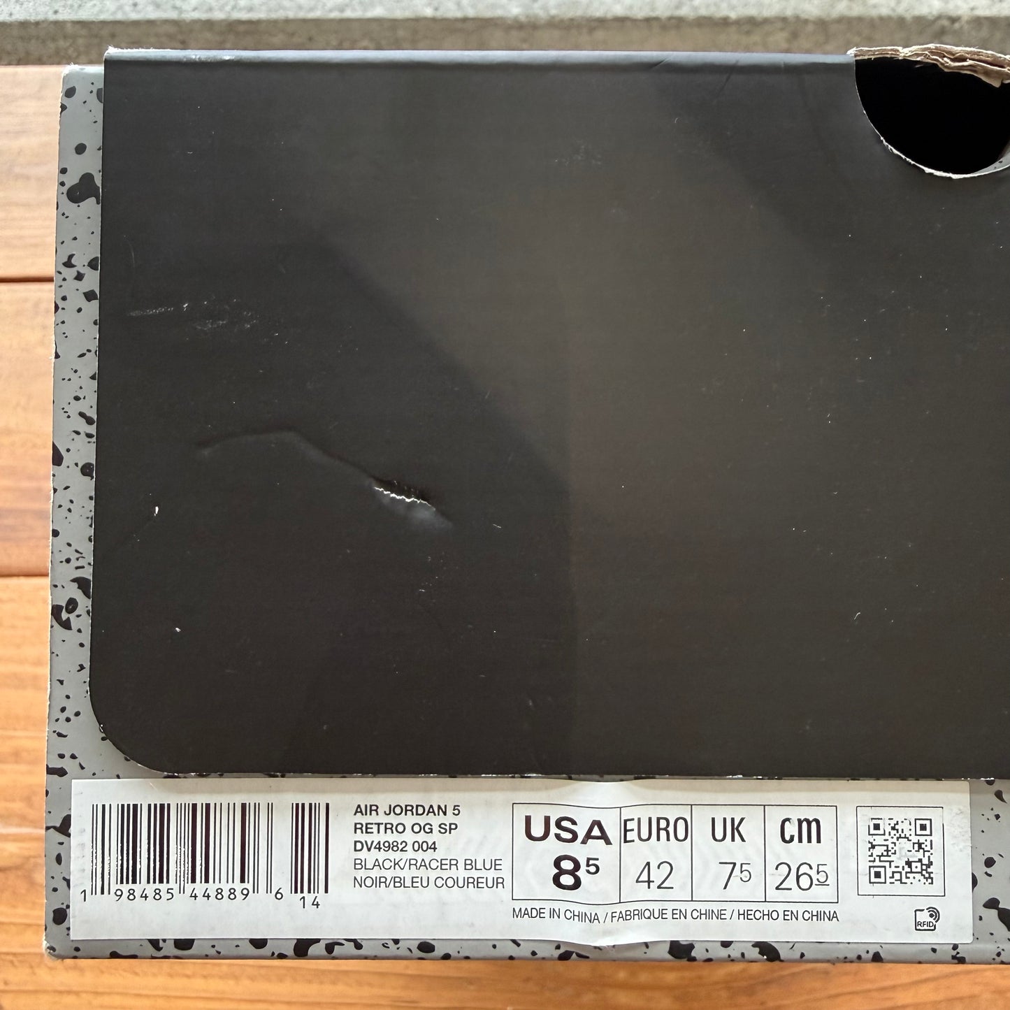 Size 8.5 - Awake NY x Jordan 5 Retro 'Boro - Racer Blue' (Used)