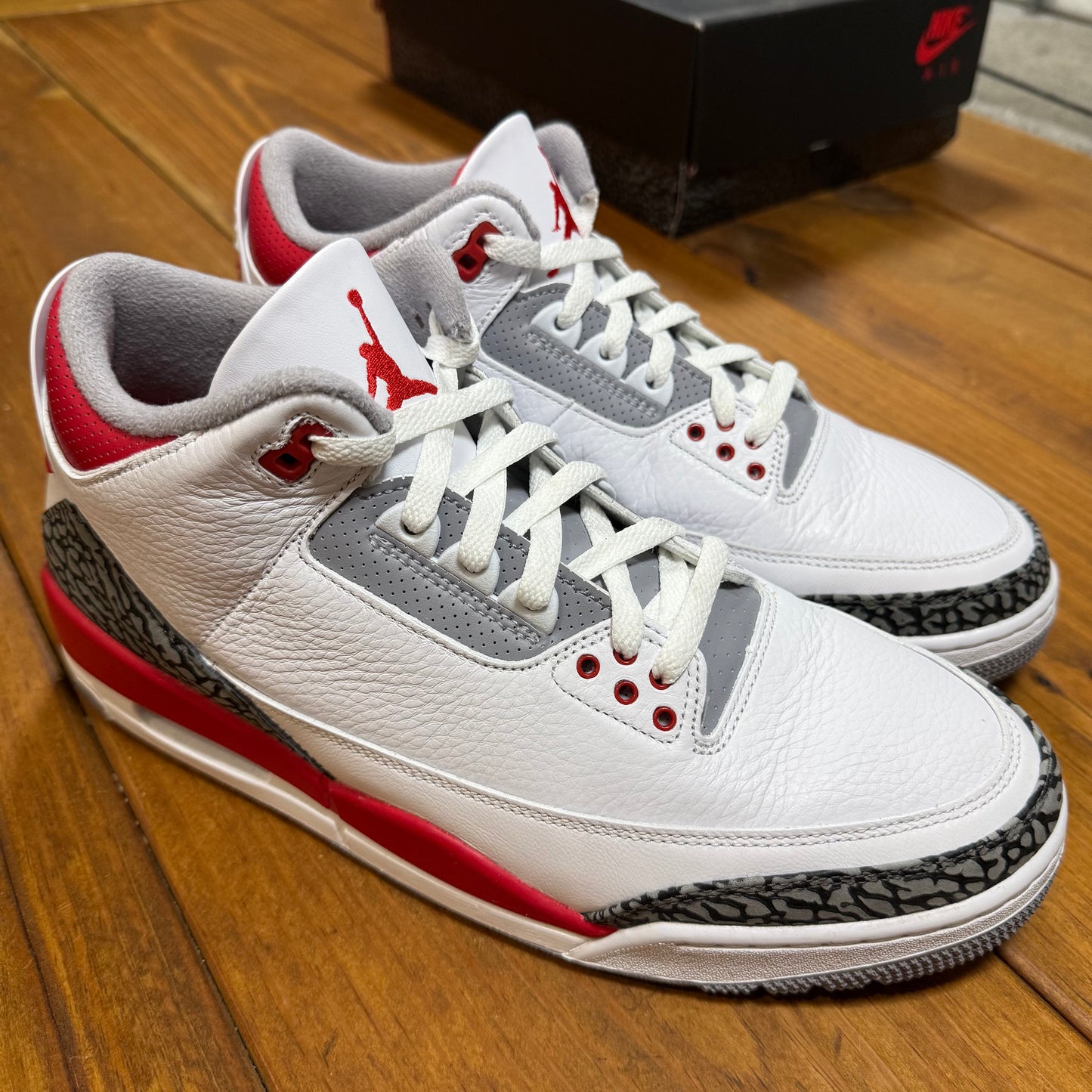 SIZE 12 - Jordan 3 Retro 'Fire Red' 2022 (Used)