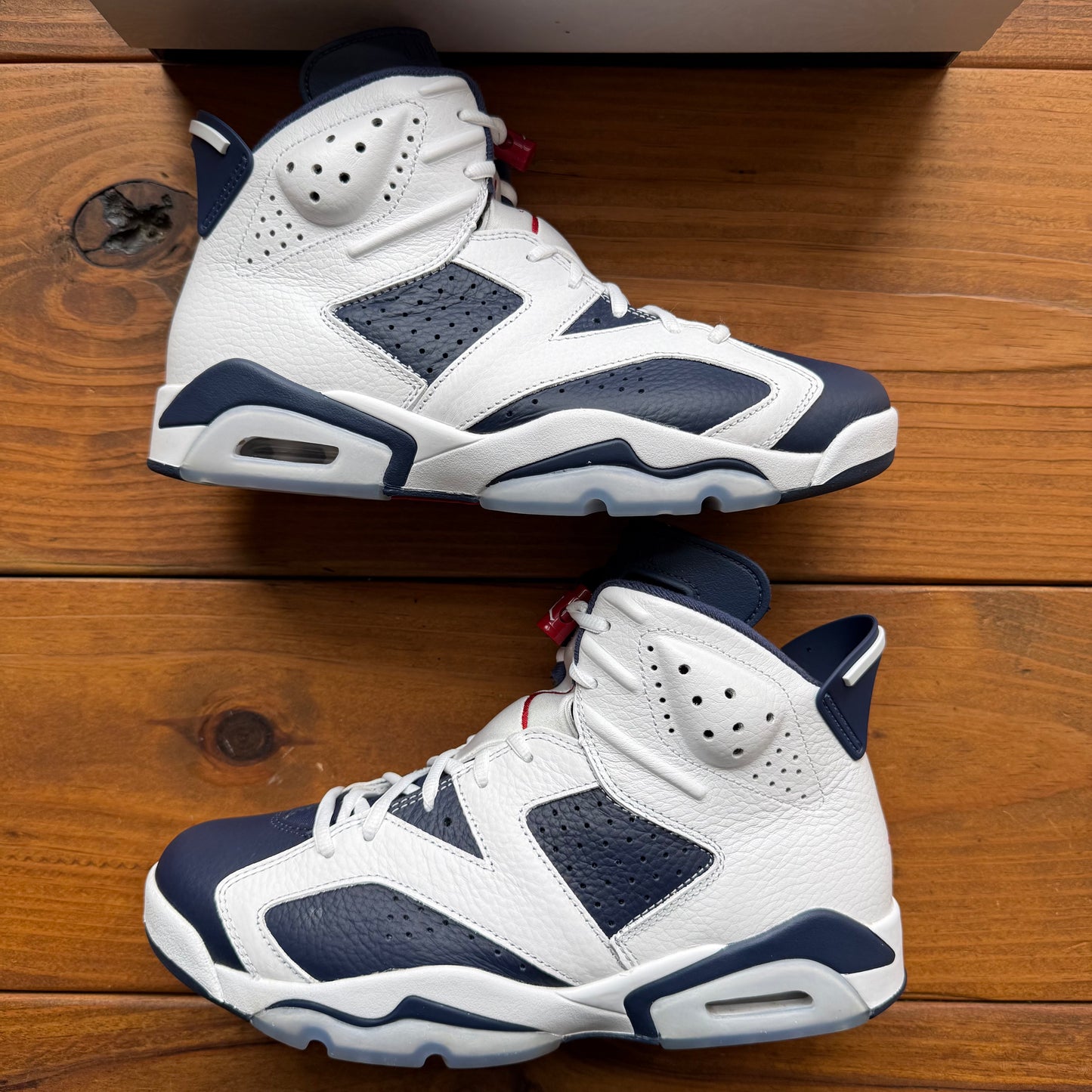 SIZE 9 - Jordan 6 Retro 'Olympic' 2024 (Used)
