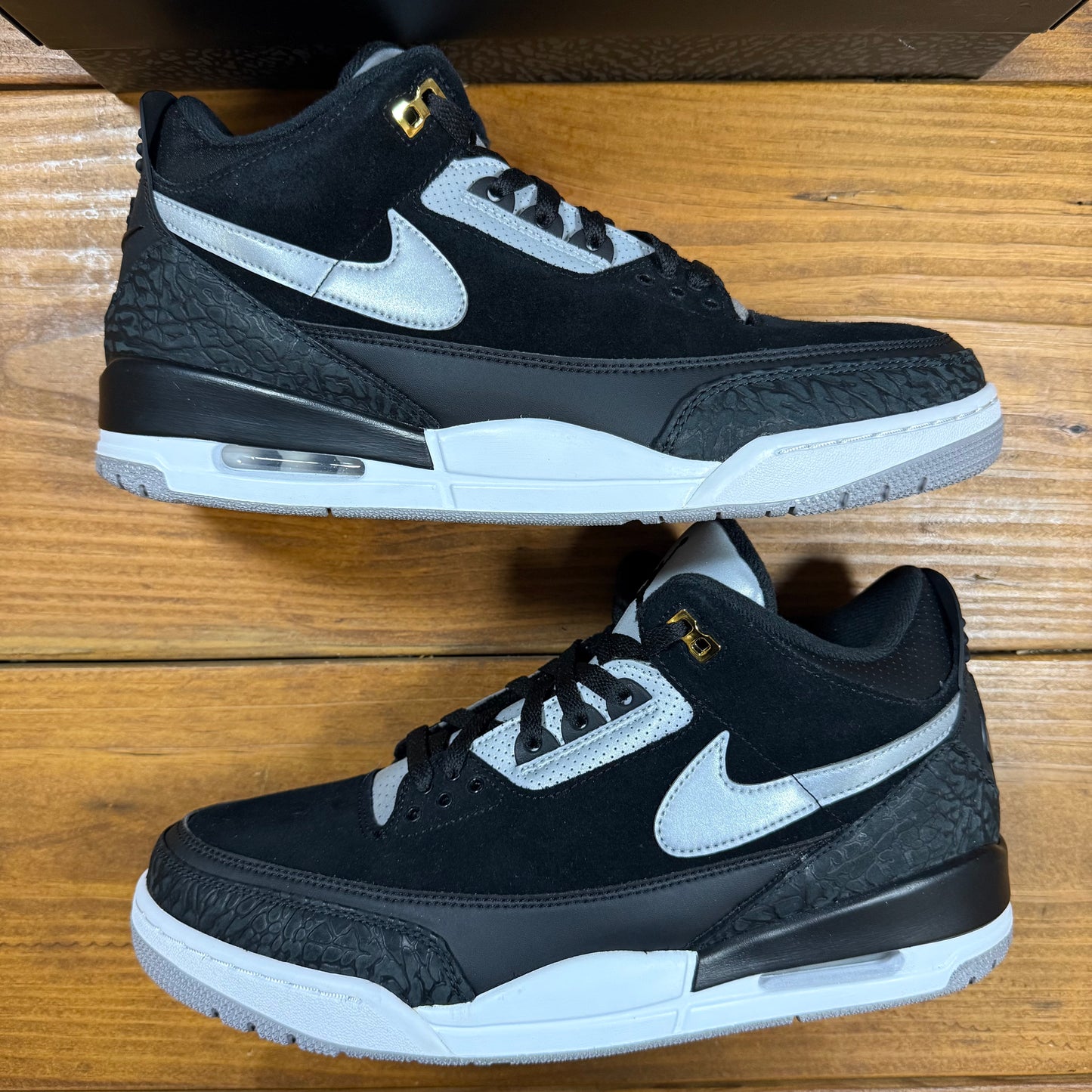 SIZE 12 - Jordan 3 Retro Tinker SP 'Black Cement' (Used)