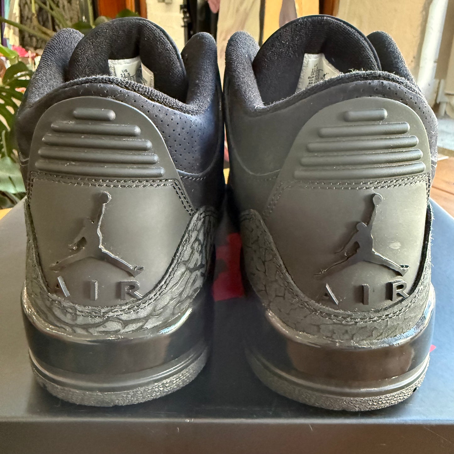 SIZE 11.5 - Jordan 3 Retro 'Black Cat' 2025 (Used)