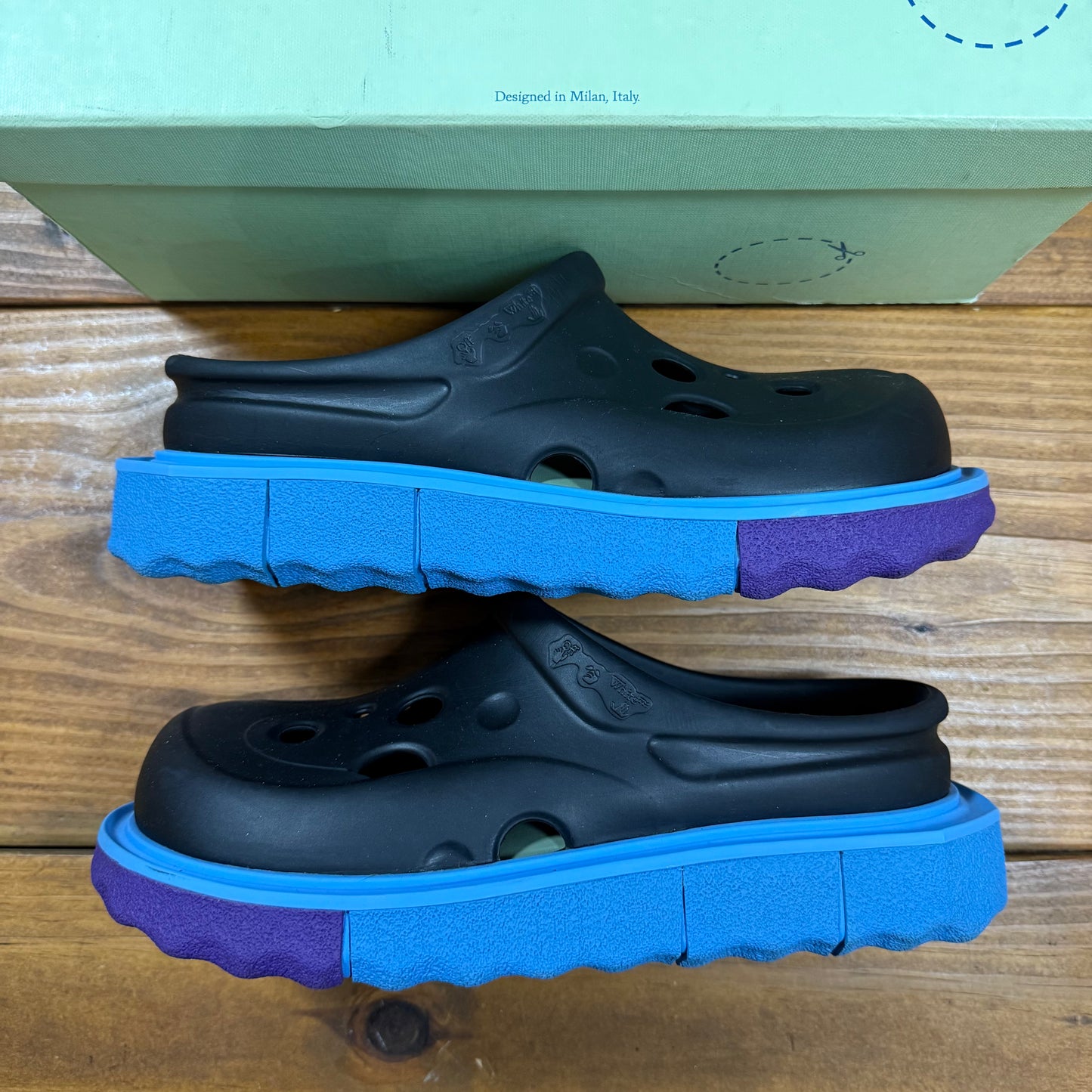 SIZE 42 - Off-White Spongesole Meteor Slipper (Used)