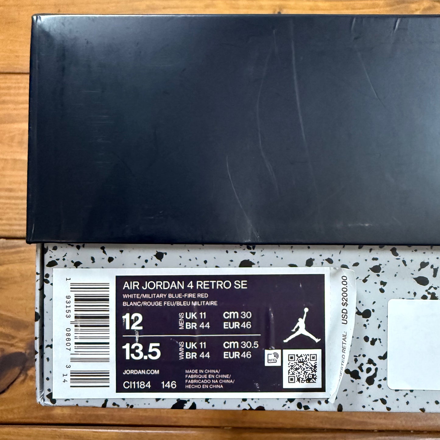 SIZE 12 - Jordan 4 Retro SE 'What The 4' (Used)