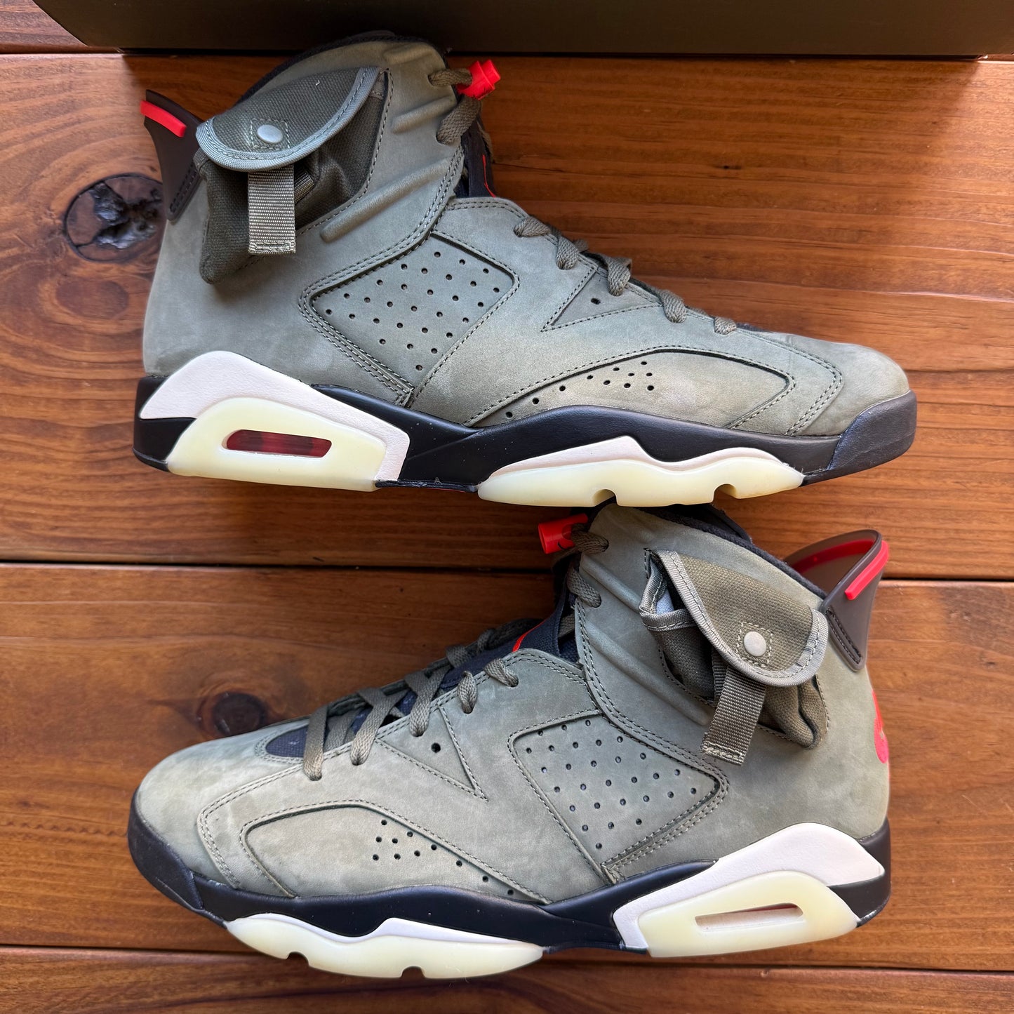 SIZE 11 - Travis Scott x Jordan 6 Retro 'Olive' (Used)
