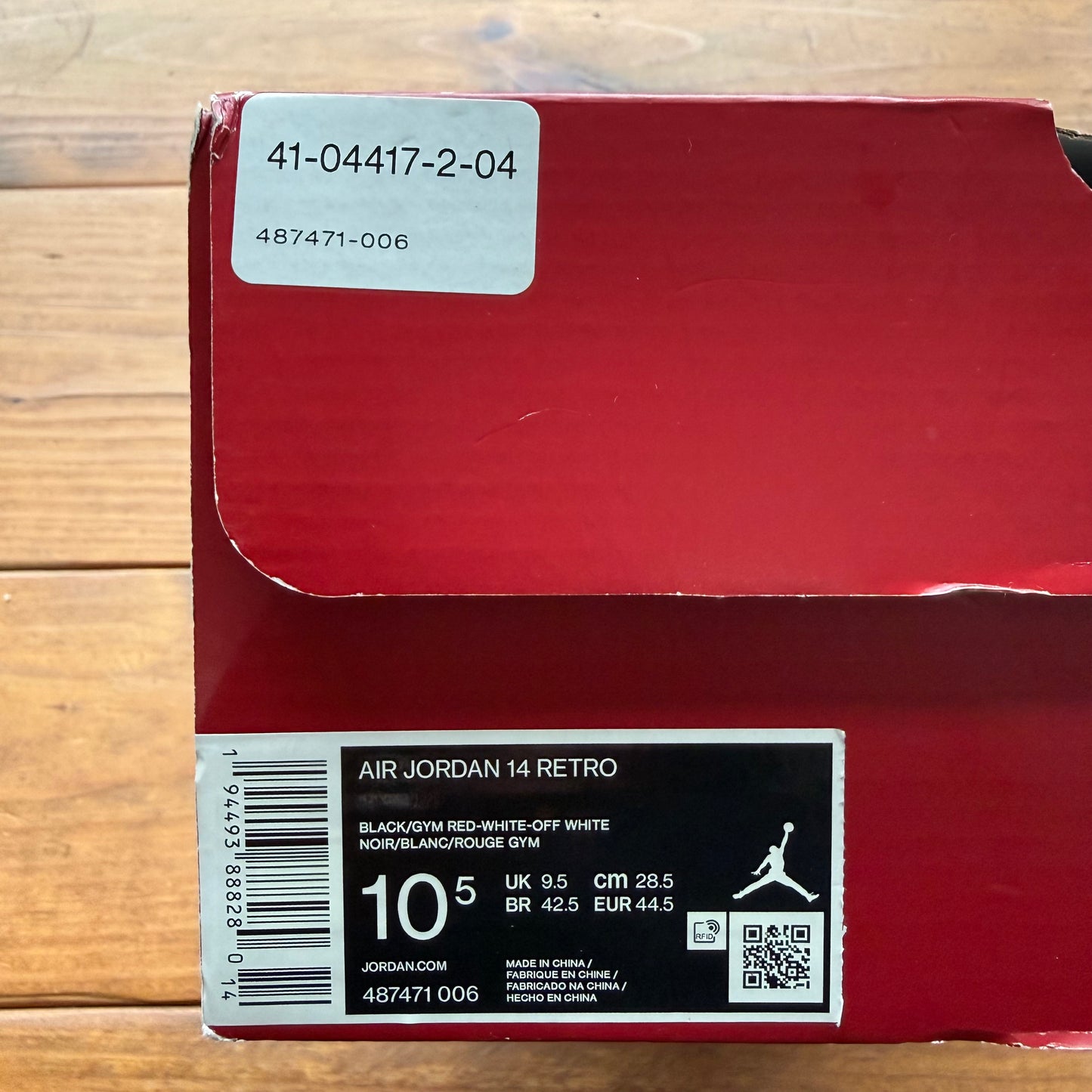 Size 10.5 - Jordan 14 Retro 'Gym Red' (Used)