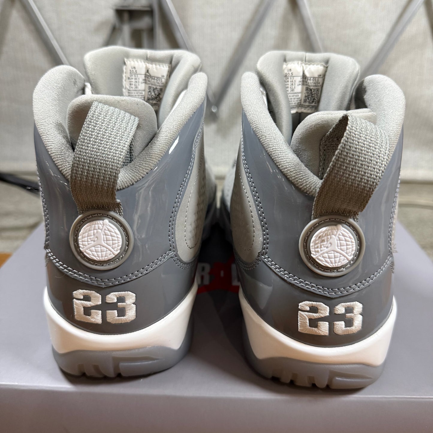 SIZE 10.5 - Jordan 9 Retro 'Cool Grey' 2025 (Used)