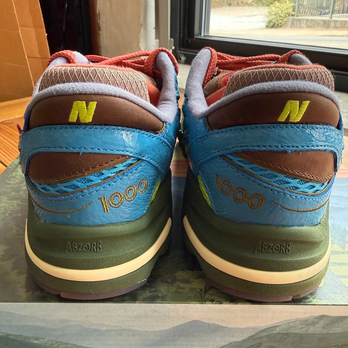 SIZE 11 - New Balance Salehe Bembury x 1000 'Fog Be The Cloud' (Used)