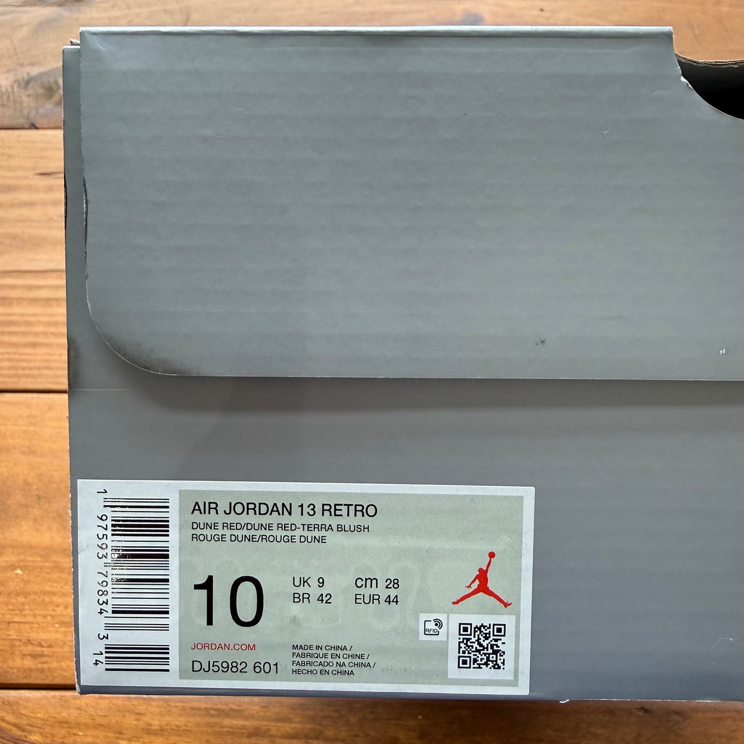 SIZE 10 - Jordan 13 Retro 'Dune Red' (Used)