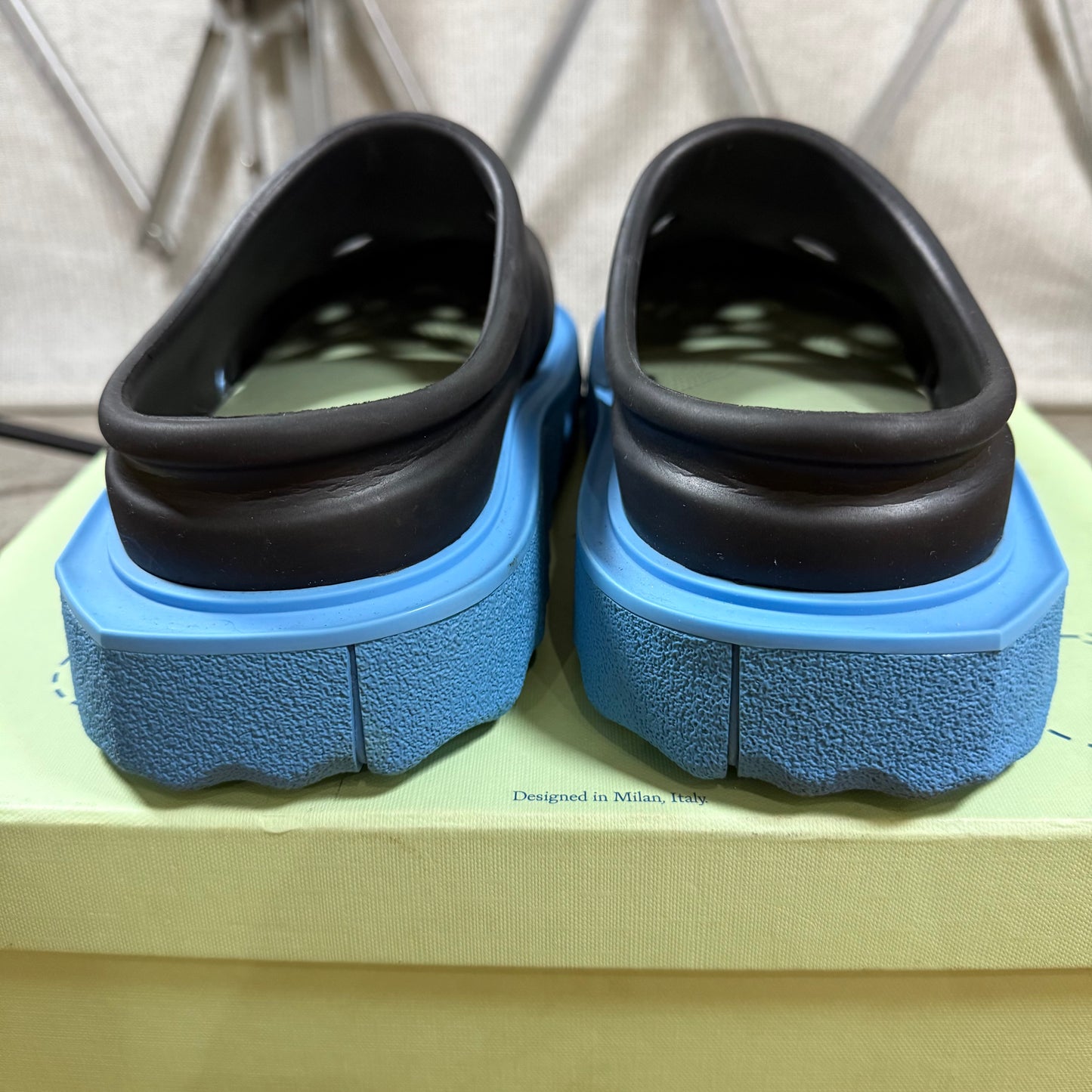 SIZE 42 - Off-White Spongesole Meteor Slipper (Used)