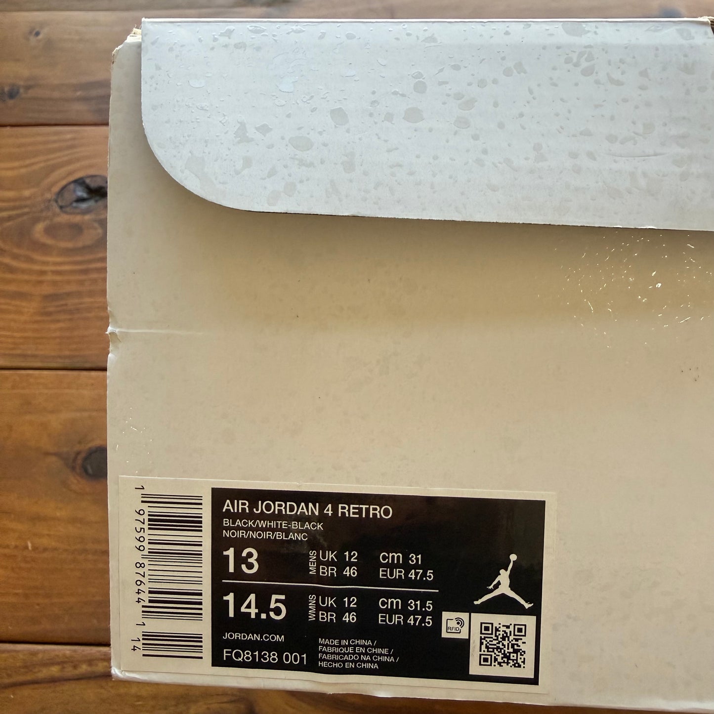 Talla 13 - Jordan 4 Retro 'White Thunder' (Usadas)
