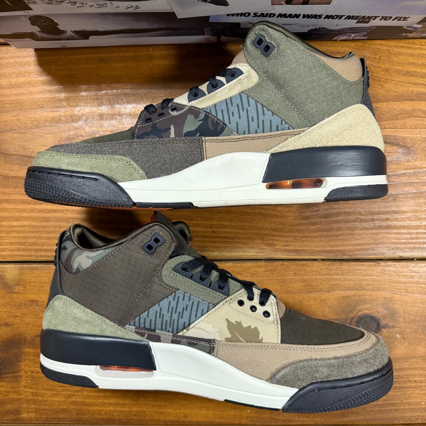 SIZE 12.5 - Jordan 3 Retro 'Patchwork' (Used)