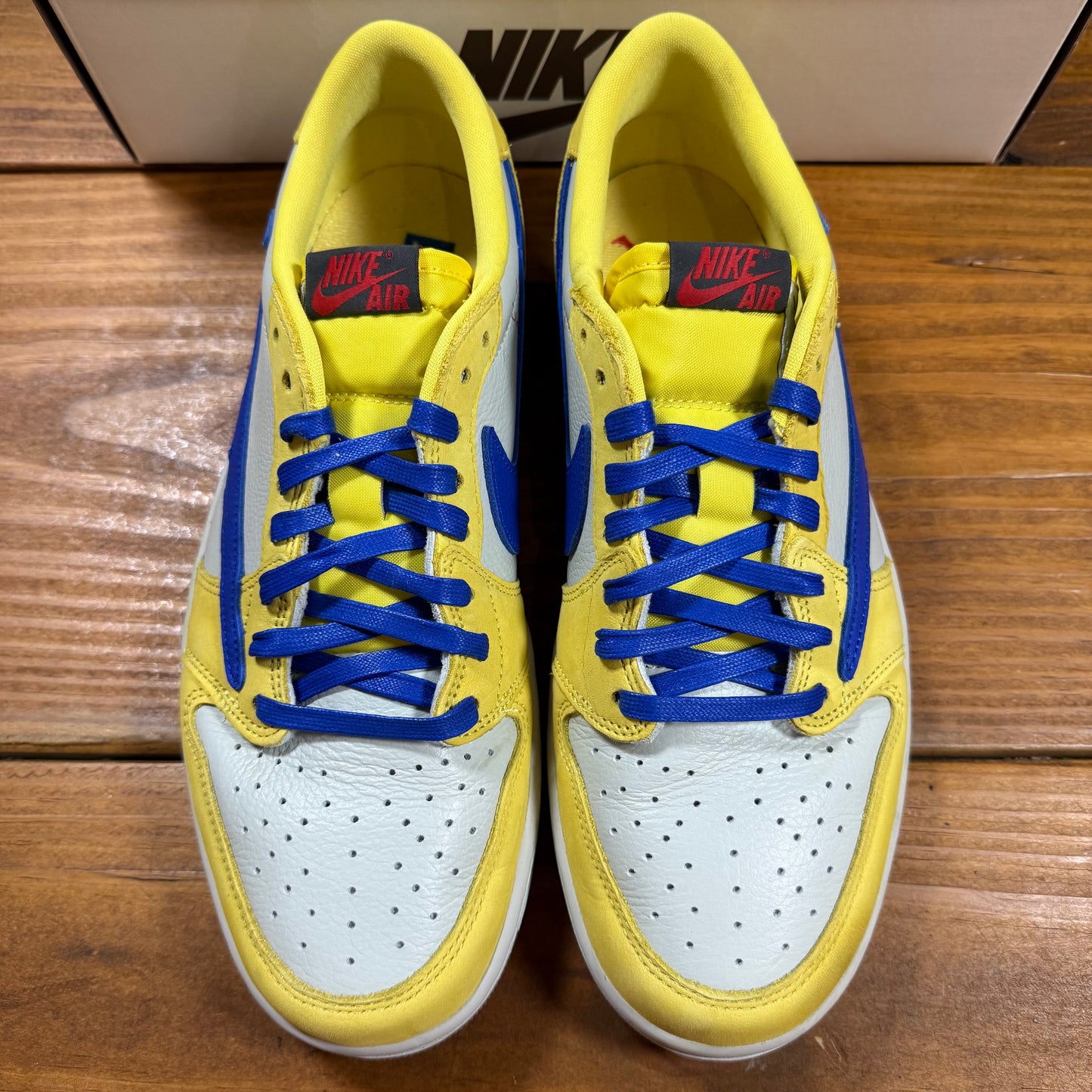 SIZE 11.5W/10M - Travis Scott x Wmns Jordan 1 Retro Low OG SP 'Canary' (Used)