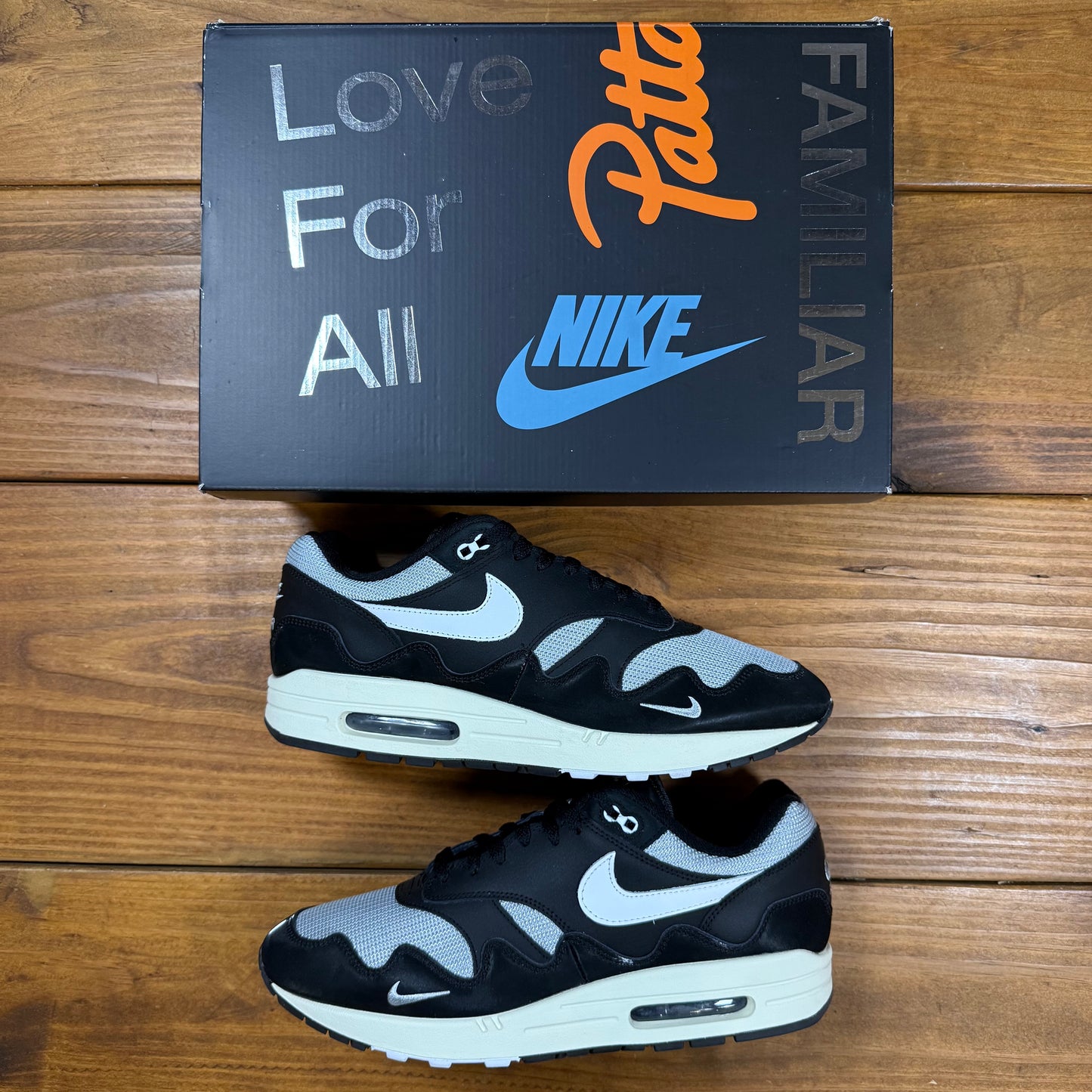 SIZE 12 - Patta x Air Max 1 'Black' (Used)