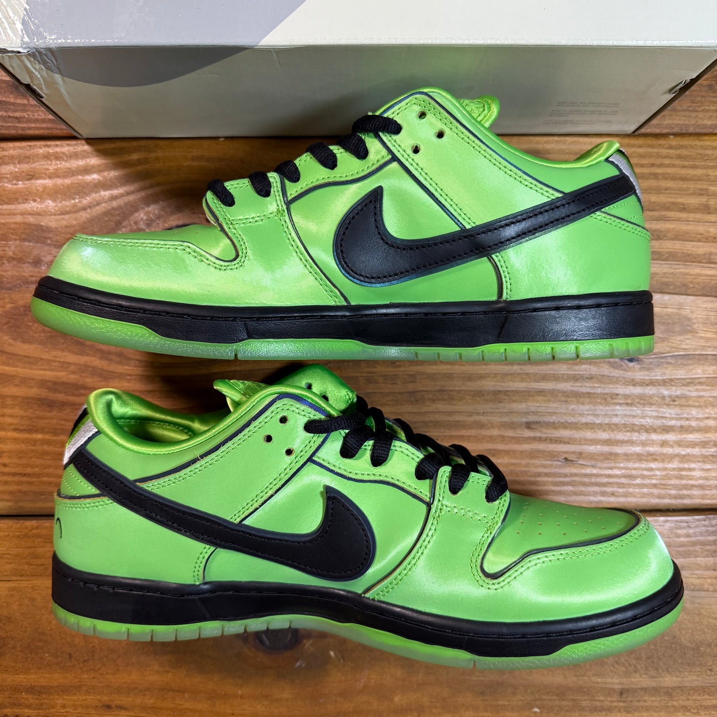 Size 12 - The Powerpuff Girls x Dunk Low Pro SB QS 'Buttercup' (Used)