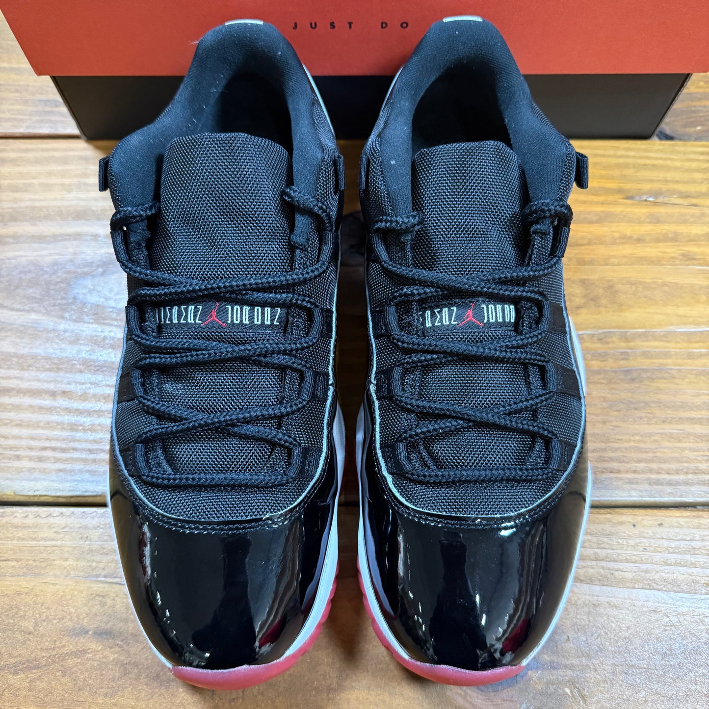 SIZE 10 - Jordan 11 Retro Low 'Bred' 2025 (Used)